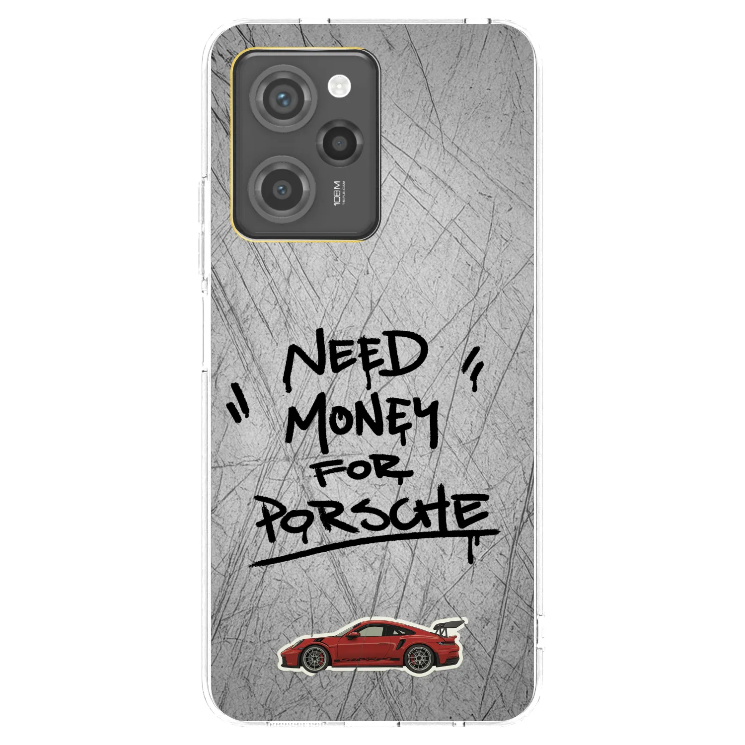 Picasee silikonski črni ovitek za Xiaomi Poco X5 Pro - Grey Drift