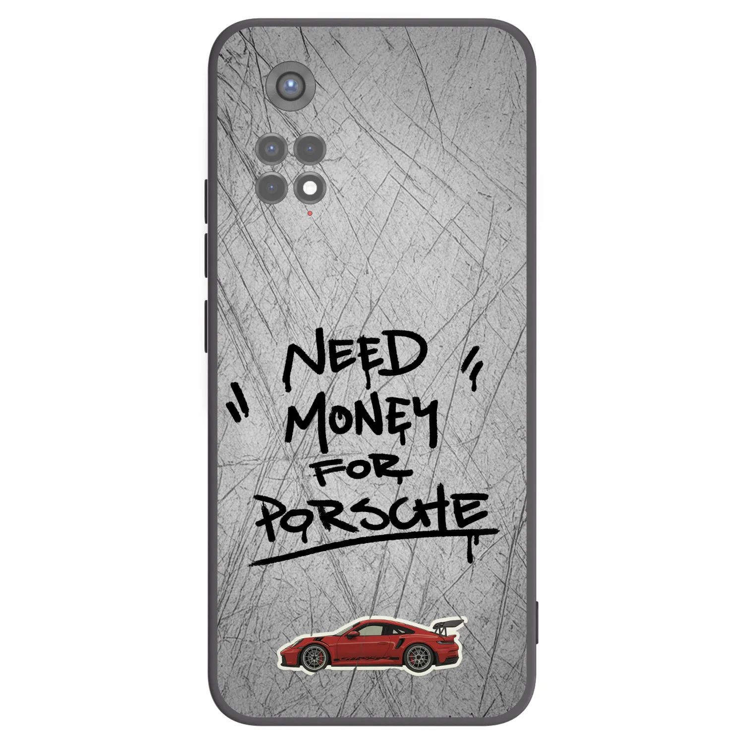 Picasee silikonski črni ovitek za Xiaomi Redmi Note 11S 5G - Grey Drift