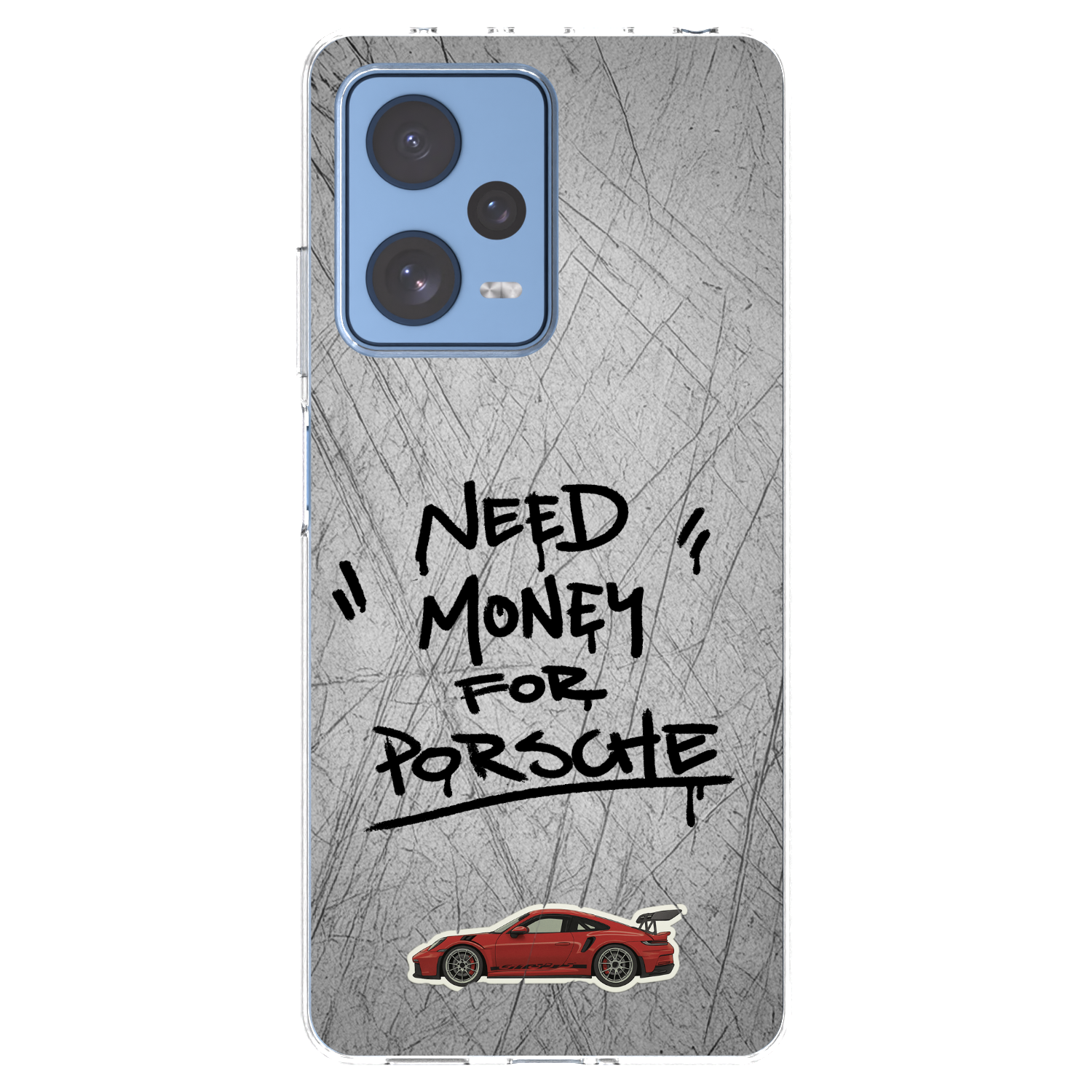 Picasee silikonski prozorni ovitek za Xiaomi Redmi Note 12 Pro 5G - Grey Drift