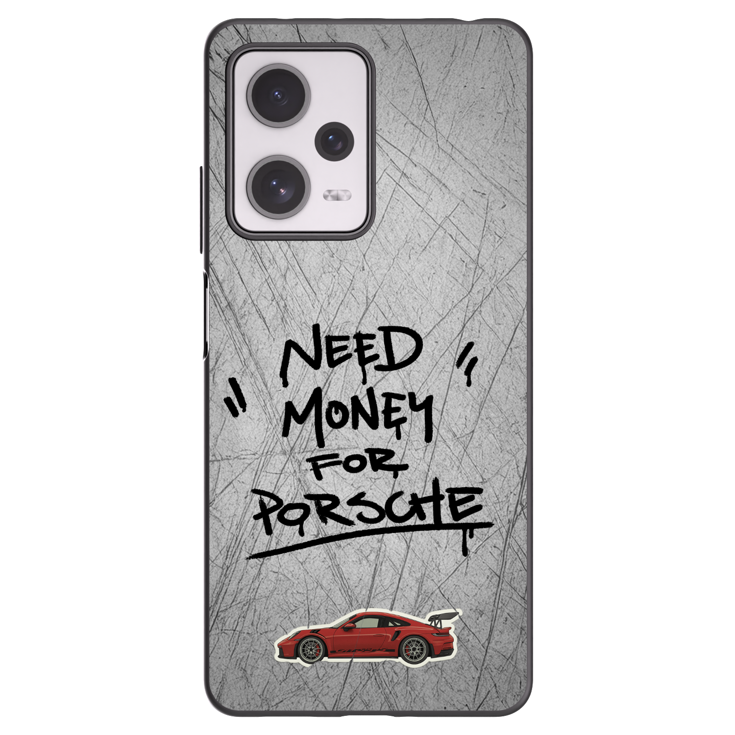 Picasee silikonski črni ovitek za Xiaomi Redmi Note 12 Pro+ 5G - Grey Drift