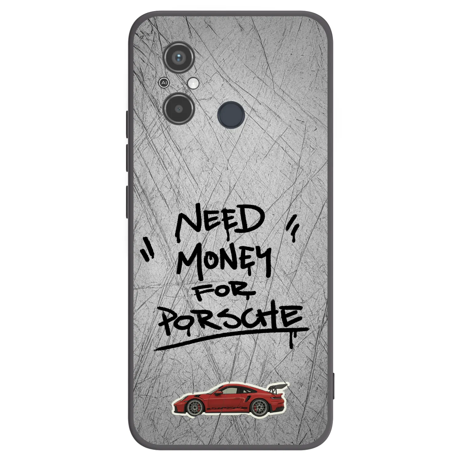 Picasee silikonski črni ovitek za Xiaomi Redmi 12C - Grey Drift