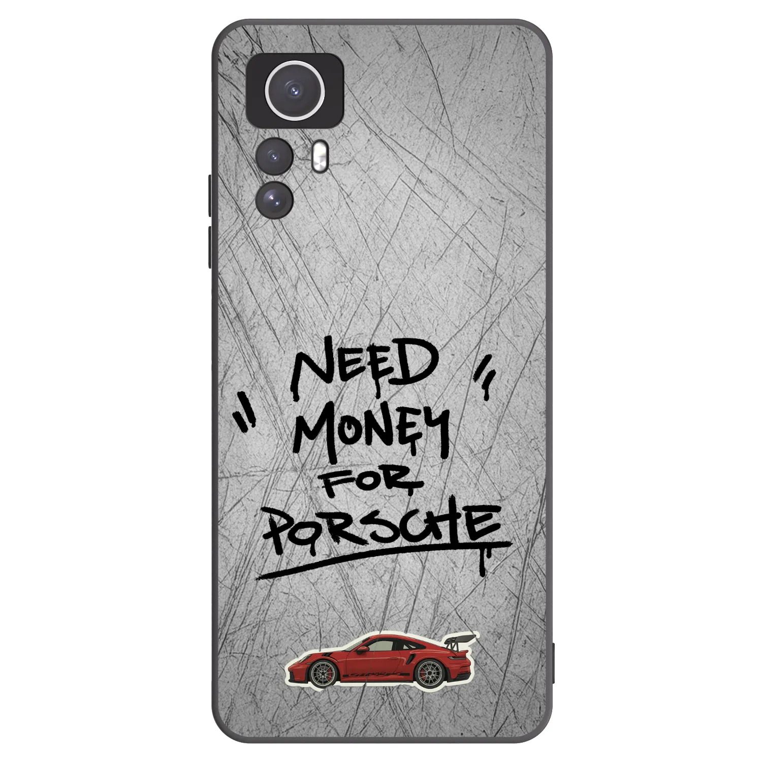 Picasee silikonski črni ovitek za Xiaomi Redmi Note 12S - Grey Drift