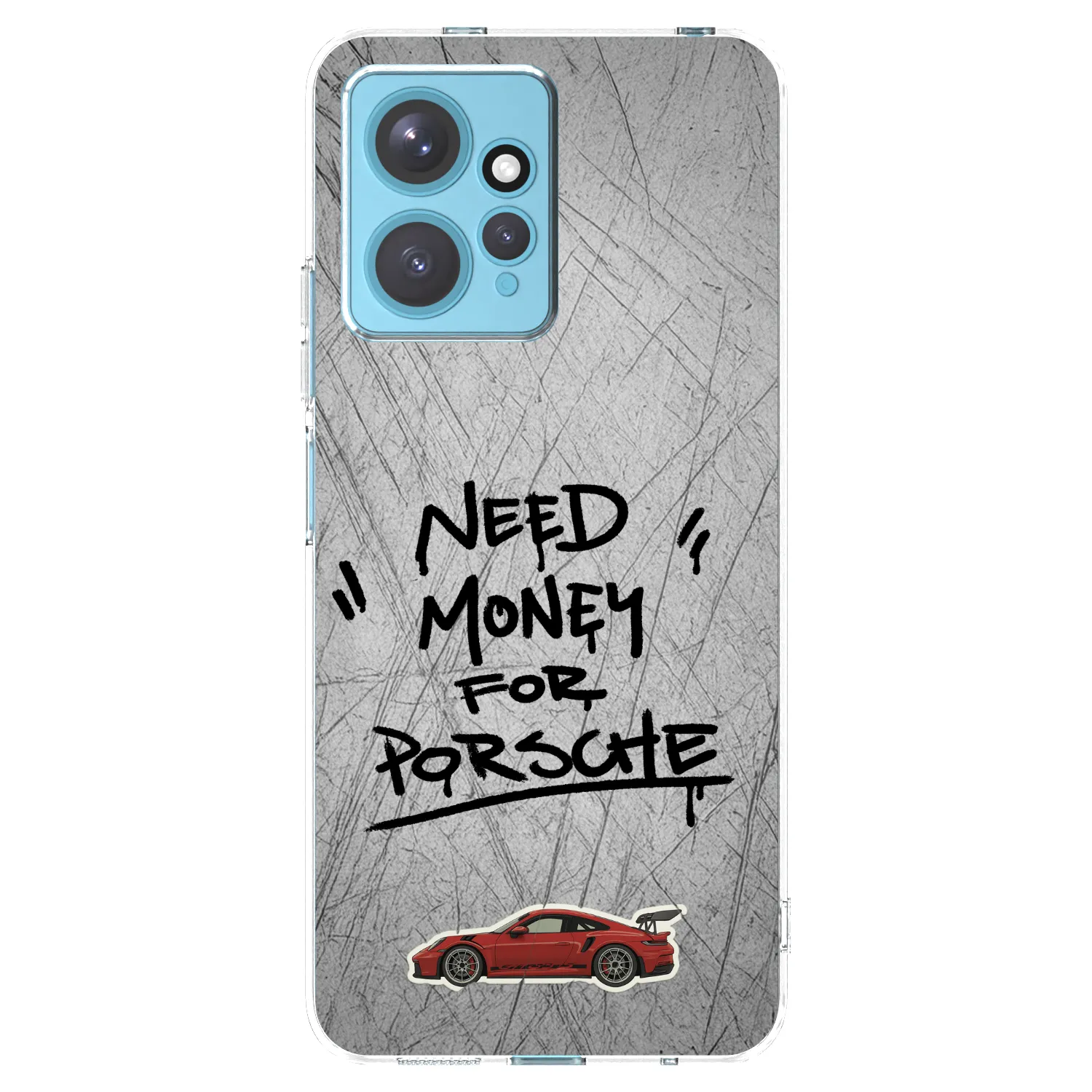 Picasee silikonski prozorni ovitek za Xiaomi Redmi Note 12 4G - Grey Drift