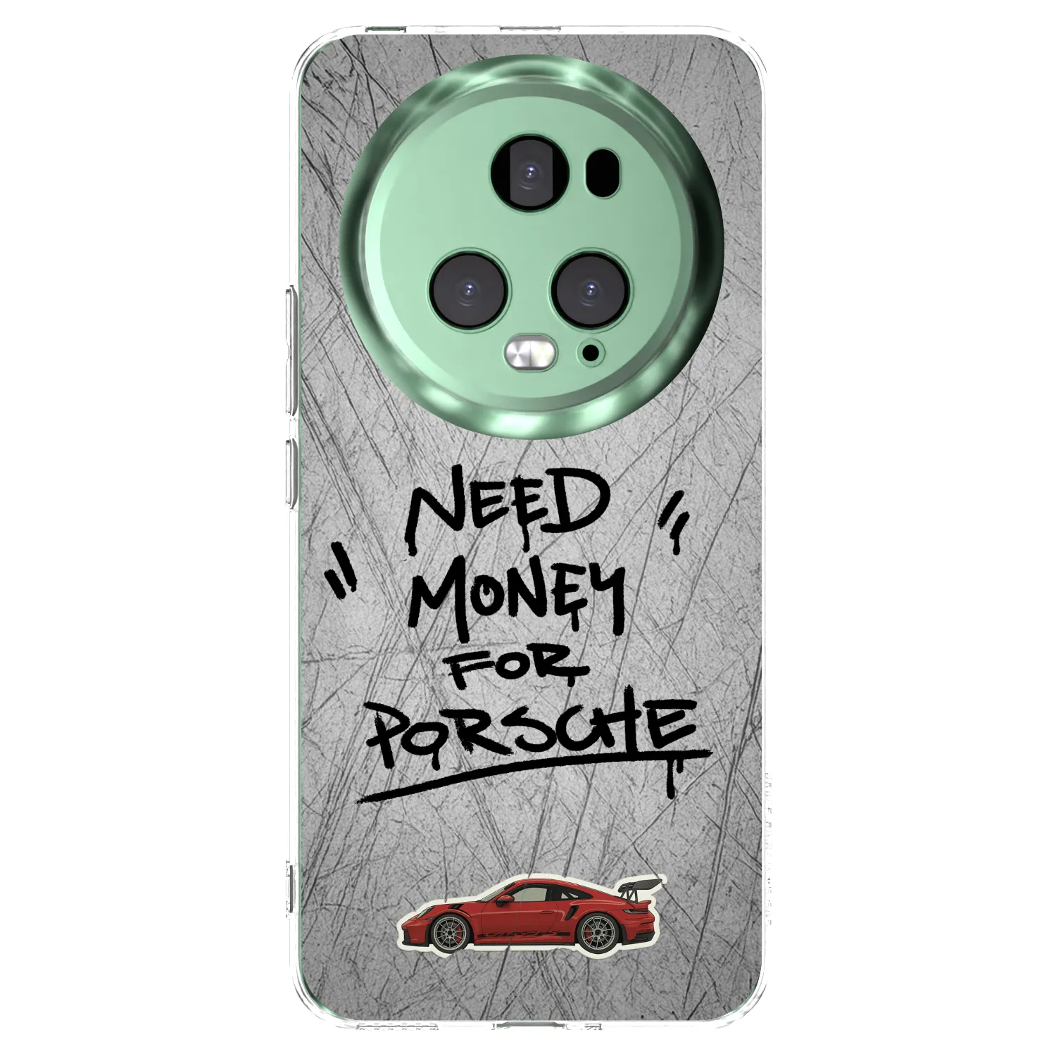 Picasee silikonski prozorni ovitek za Honor Magic5 Pro - Grey Drift