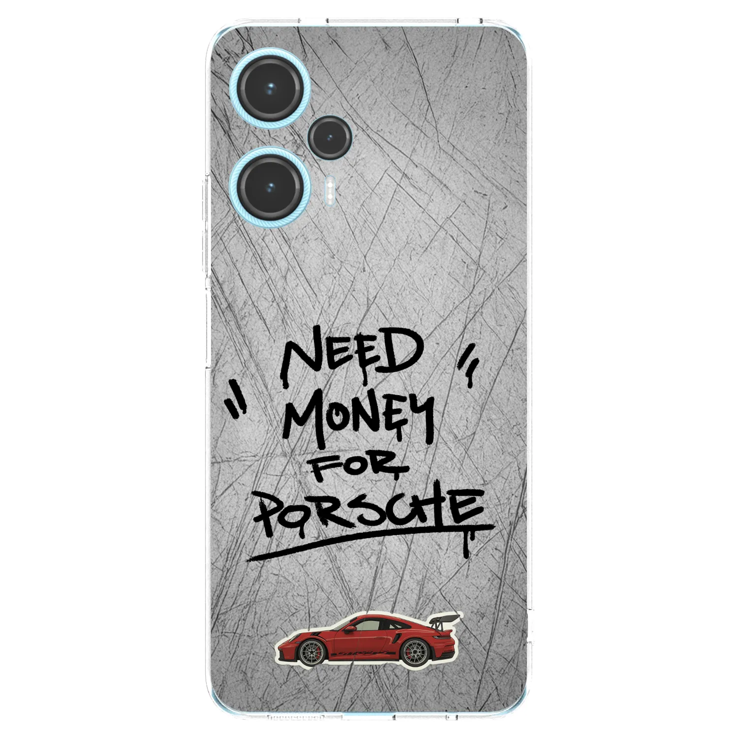 Picasee silikonski prozorni ovitek za Xiaomi Poco F5 - Grey Drift