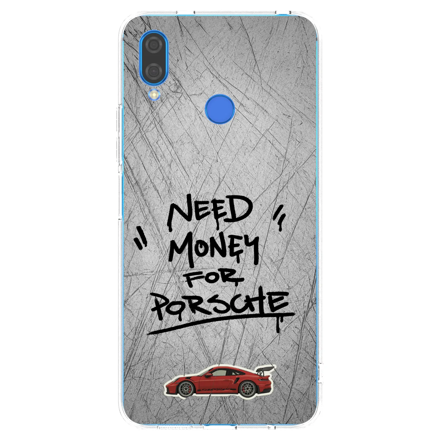 Picasee silikonski prozorni ovitek za Huawei Nova 3 - Grey Drift