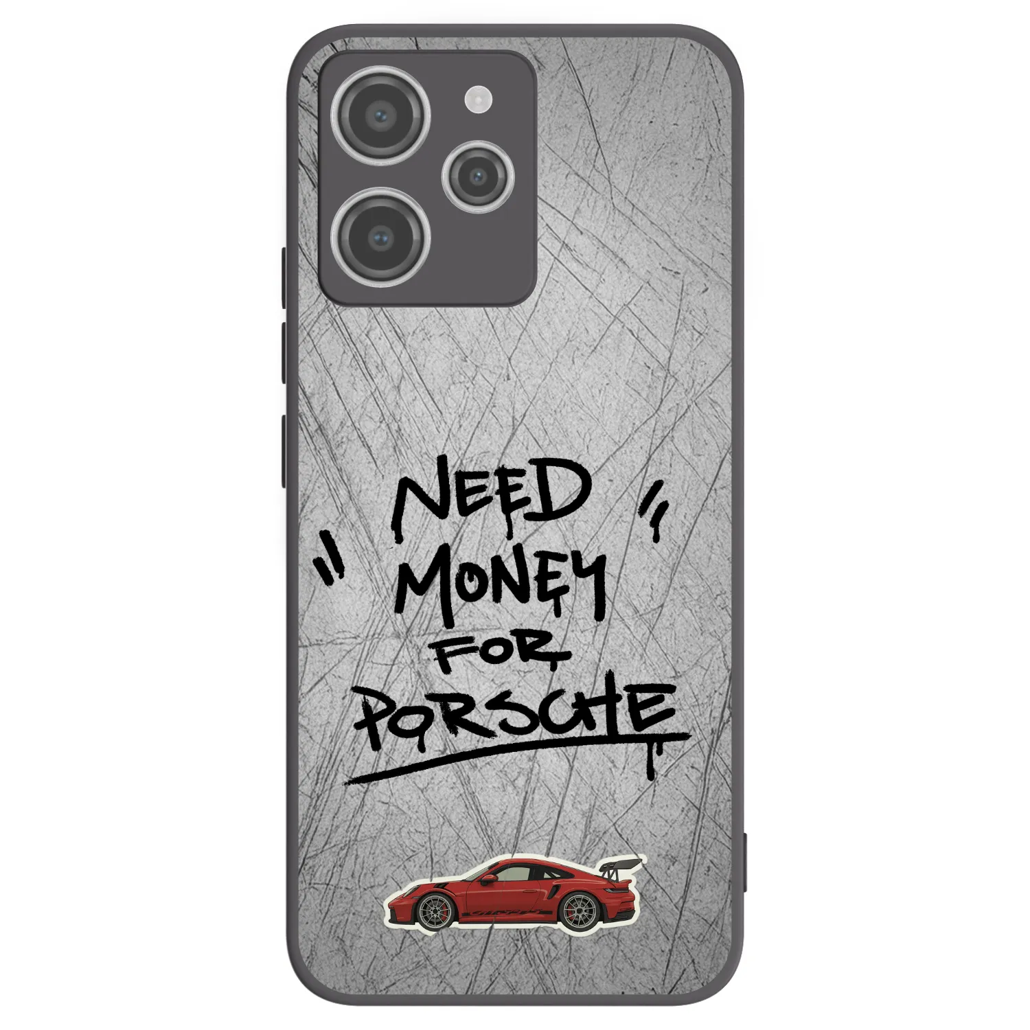 Picasee silikonski črni ovitek za Xiaomi Redmi 12 4G - Grey Drift