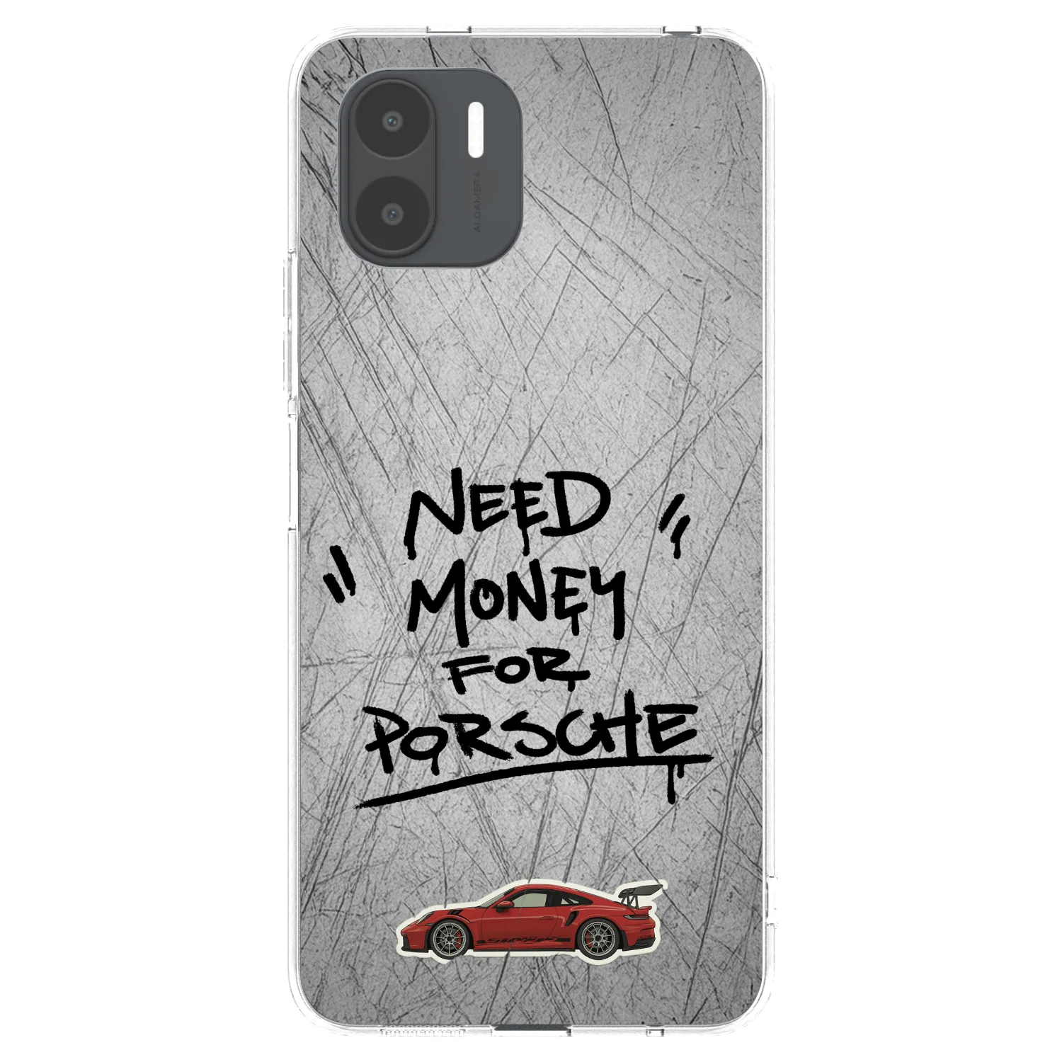 Picasee silikonski prozorni ovitek za Xiaomi Redmi A2 - Grey Drift