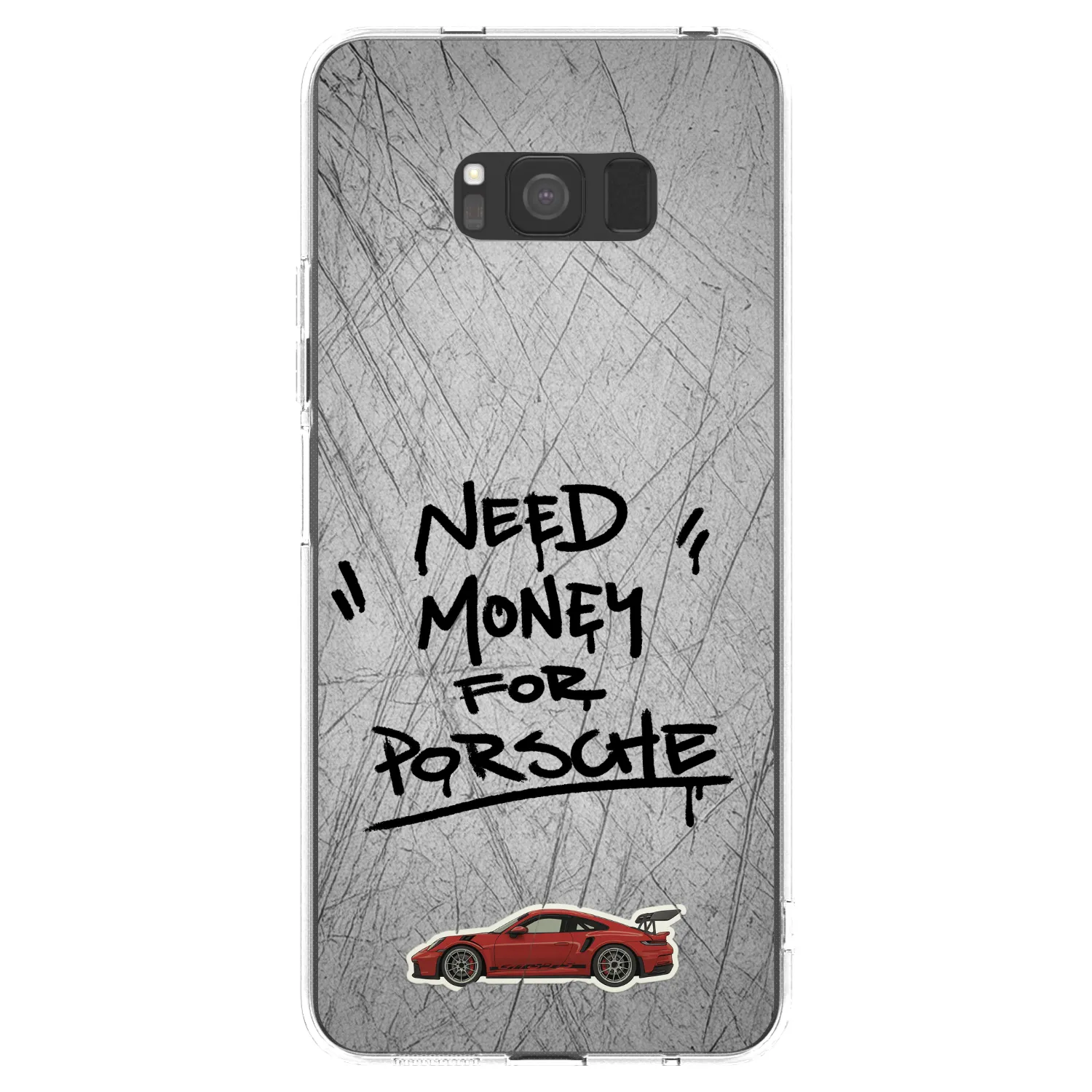 Picasee silikonski prozorni ovitek za Samsung Galaxy S8 G950F - Grey Drift