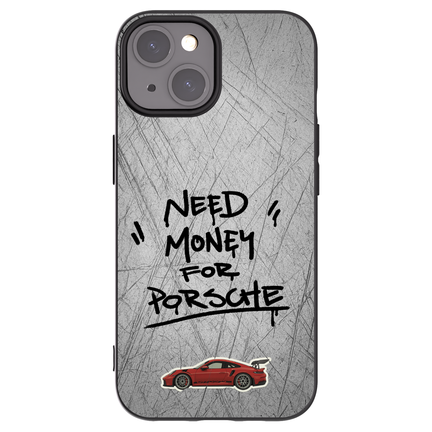 Picasee silikonski črni ovitek za Apple iPhone 15 - Grey Drift