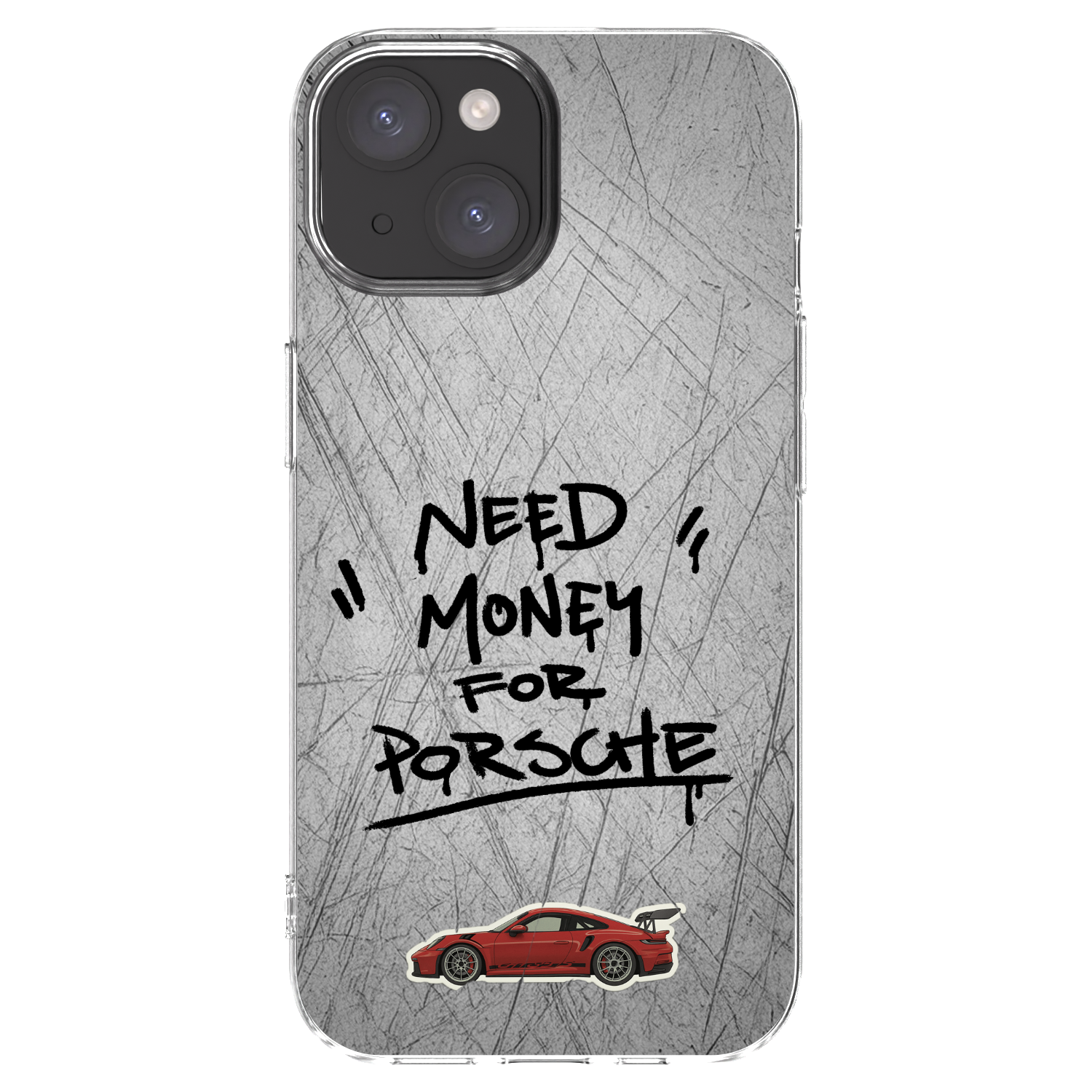 Picasee silikonski prozorni ovitek za Apple iPhone 15 - Grey Drift
