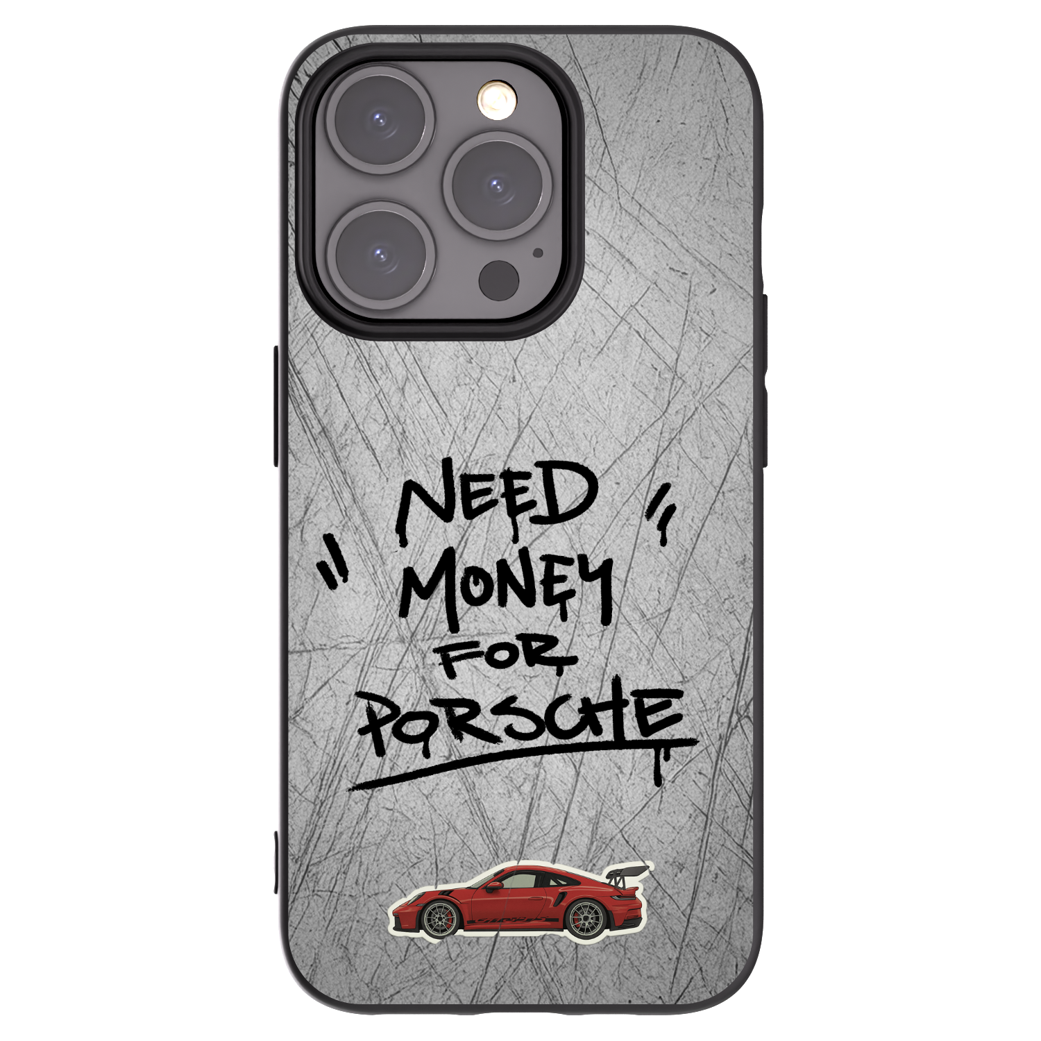 Picasee silikonski črni ovitek za Apple iPhone 15 Pro - Grey Drift