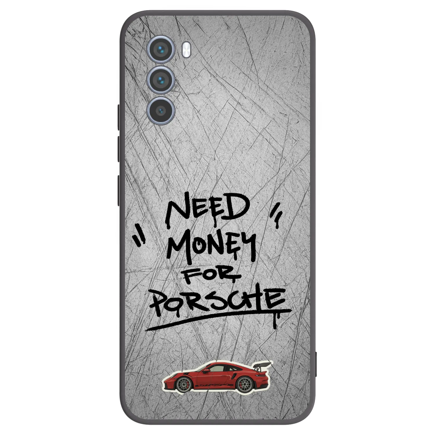 Picasee silikonski črni ovitek za Motorola Moto G62 - Grey Drift