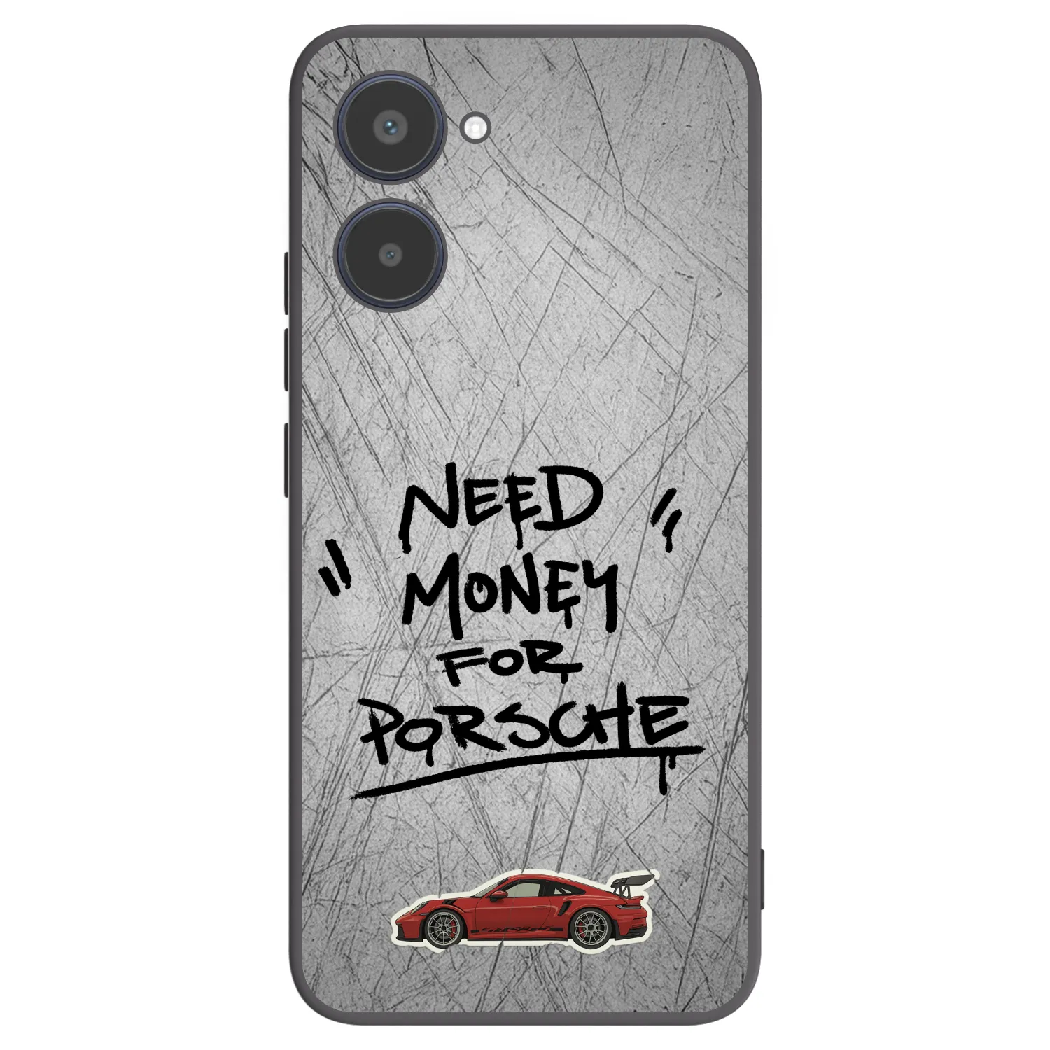 Picasee silikonski črni ovitek za Realme 10 4G - Grey Drift