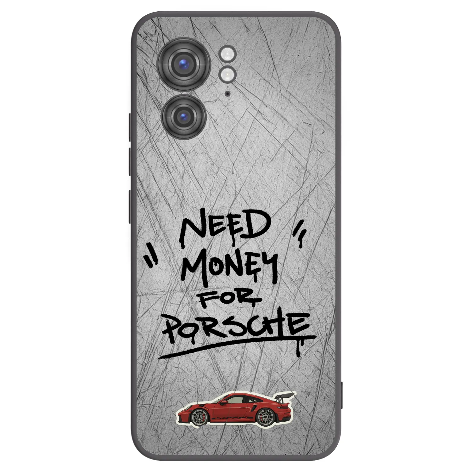 Picasee silikonski črni ovitek za Motorola Edge 40 - Grey Drift