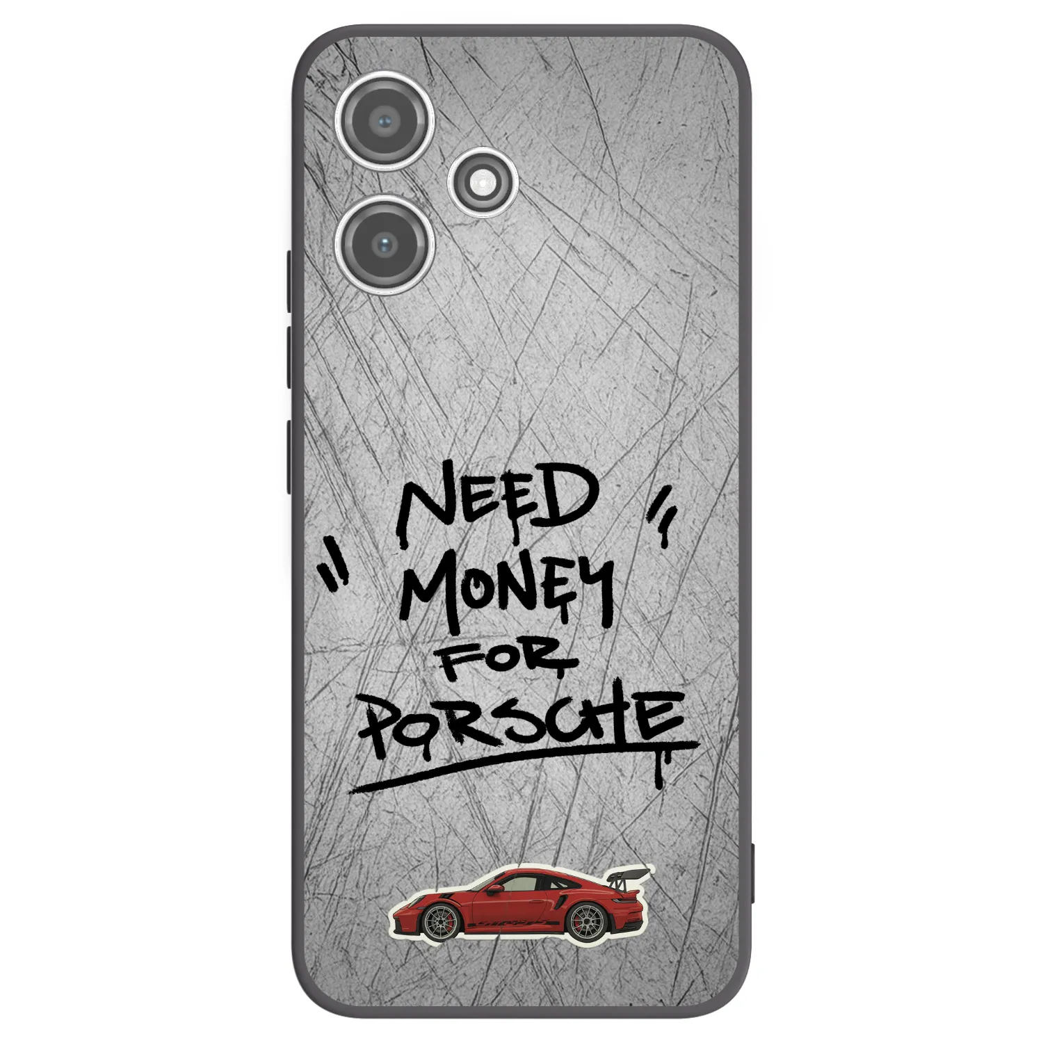 Picasee silikonski črni ovitek za Xiaomi Redmi 12 5G - Grey Drift