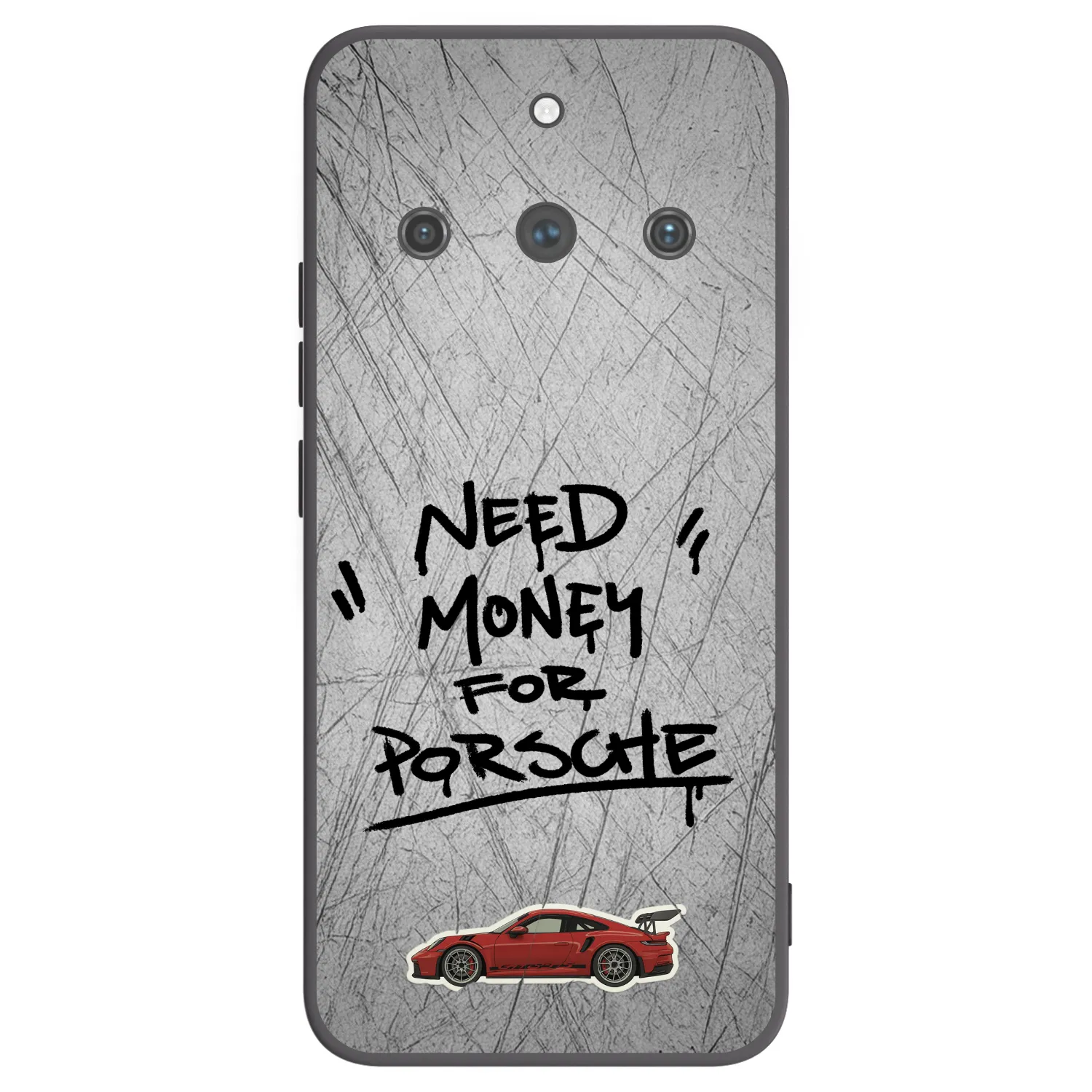 Picasee silikonski črni ovitek za Realme 11 Pro+ - Grey Drift