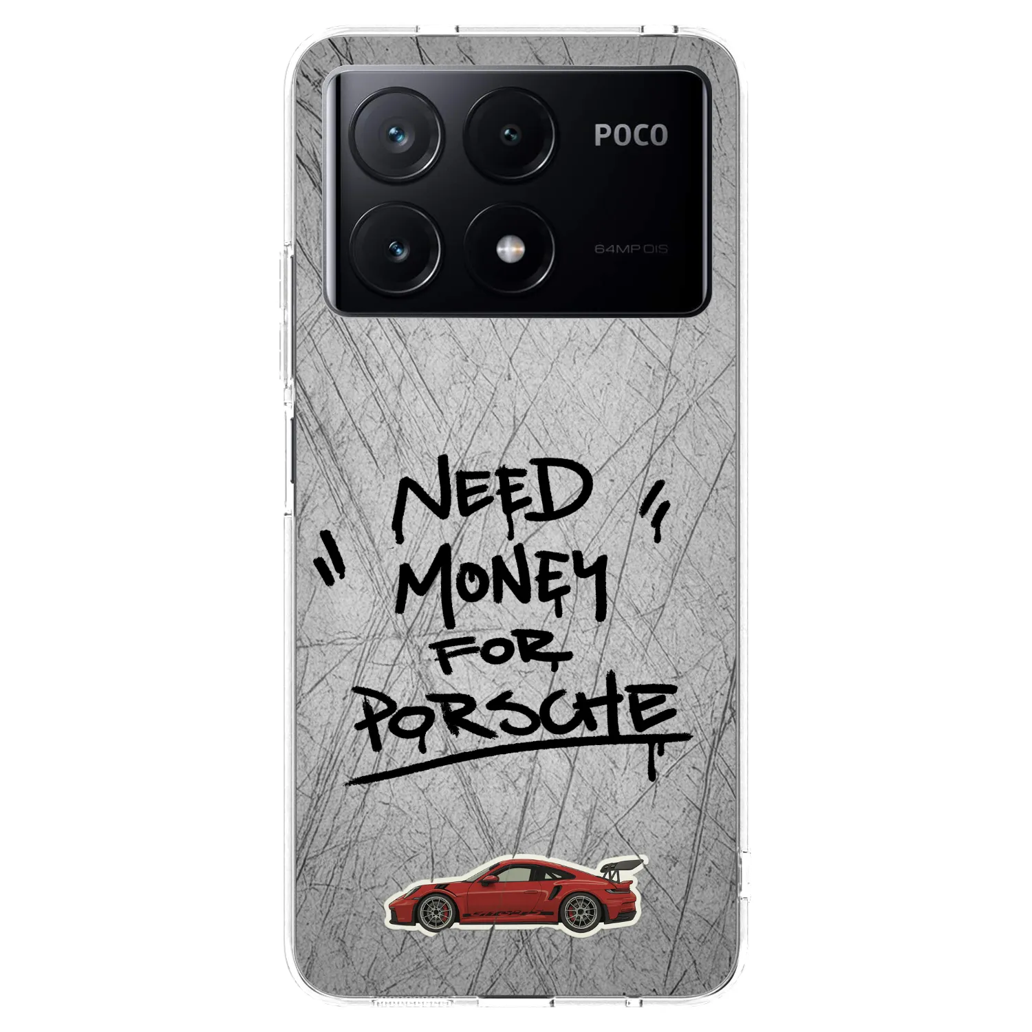 Picasee silikonski prozorni ovitek za Xiaomi Poco X6 Pro - Grey Drift