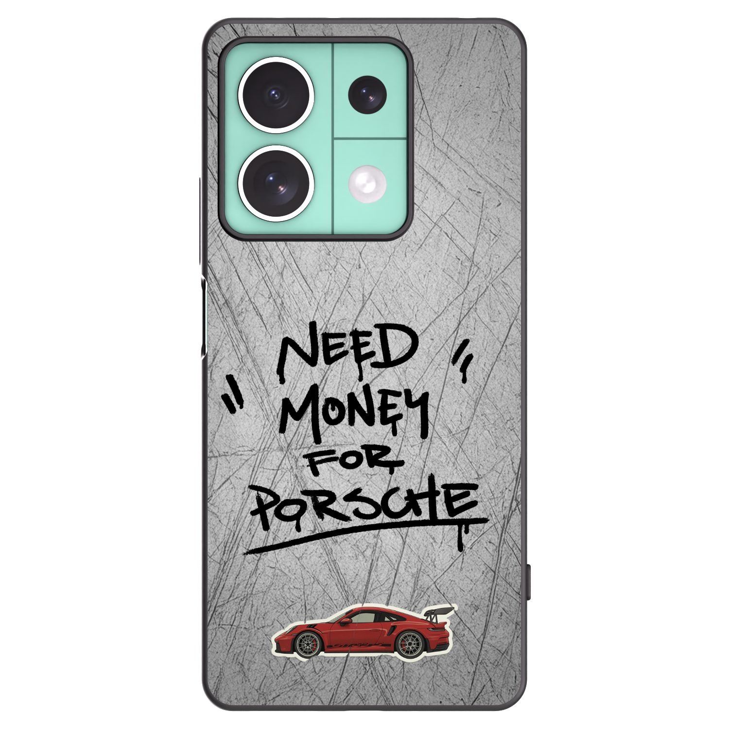 Picasee silikonski črni ovitek za Xiaomi Redmi Note 13 5G - Grey Drift