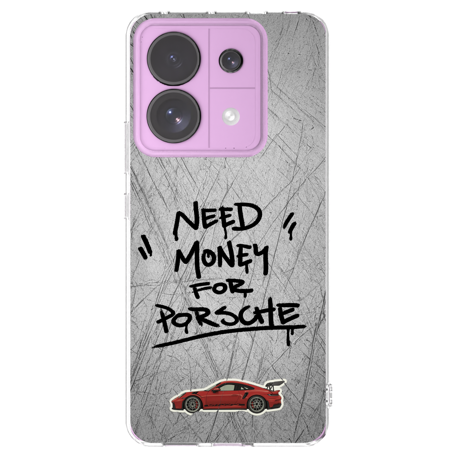 Picasee silikonski prozorni ovitek za Xiaomi Redmi Note 13 Pro 5G - Grey Drift