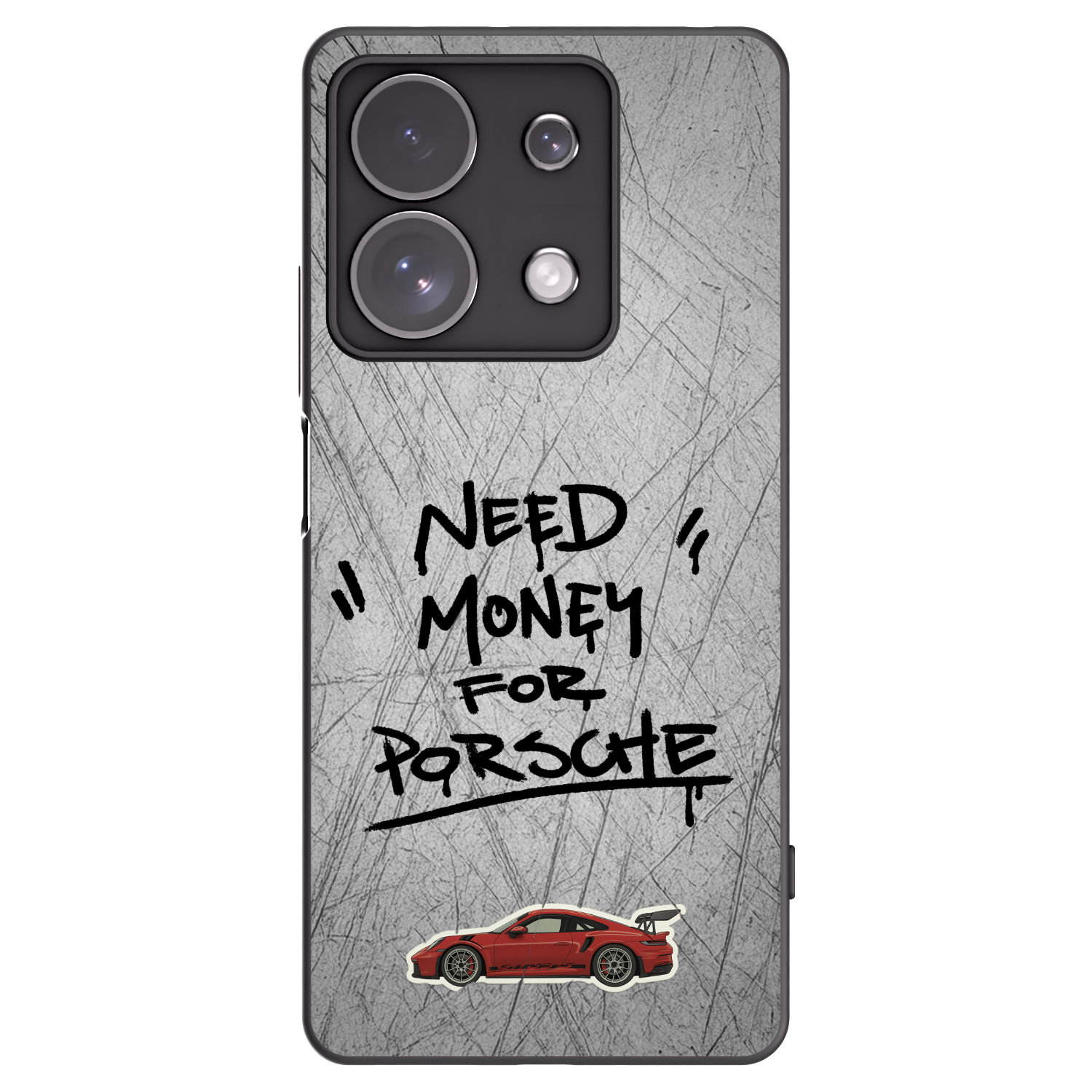 Picasee silikonski črni ovitek za Xiaomi Redmi Note 13 Pro 4G - Grey Drift
