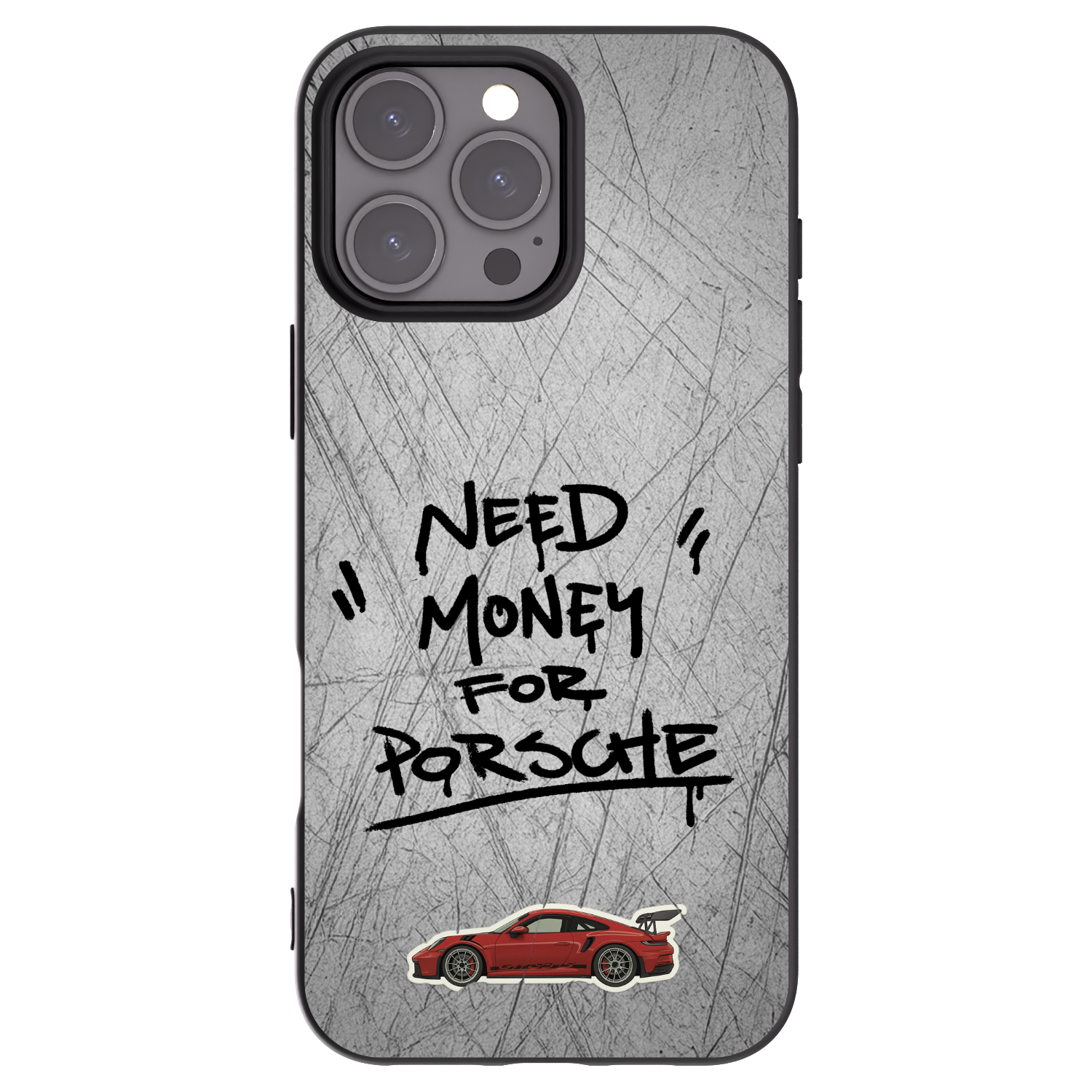 Picasee silikonski črni ovitek za Apple iPhone 16 Pro Max - Grey Drift