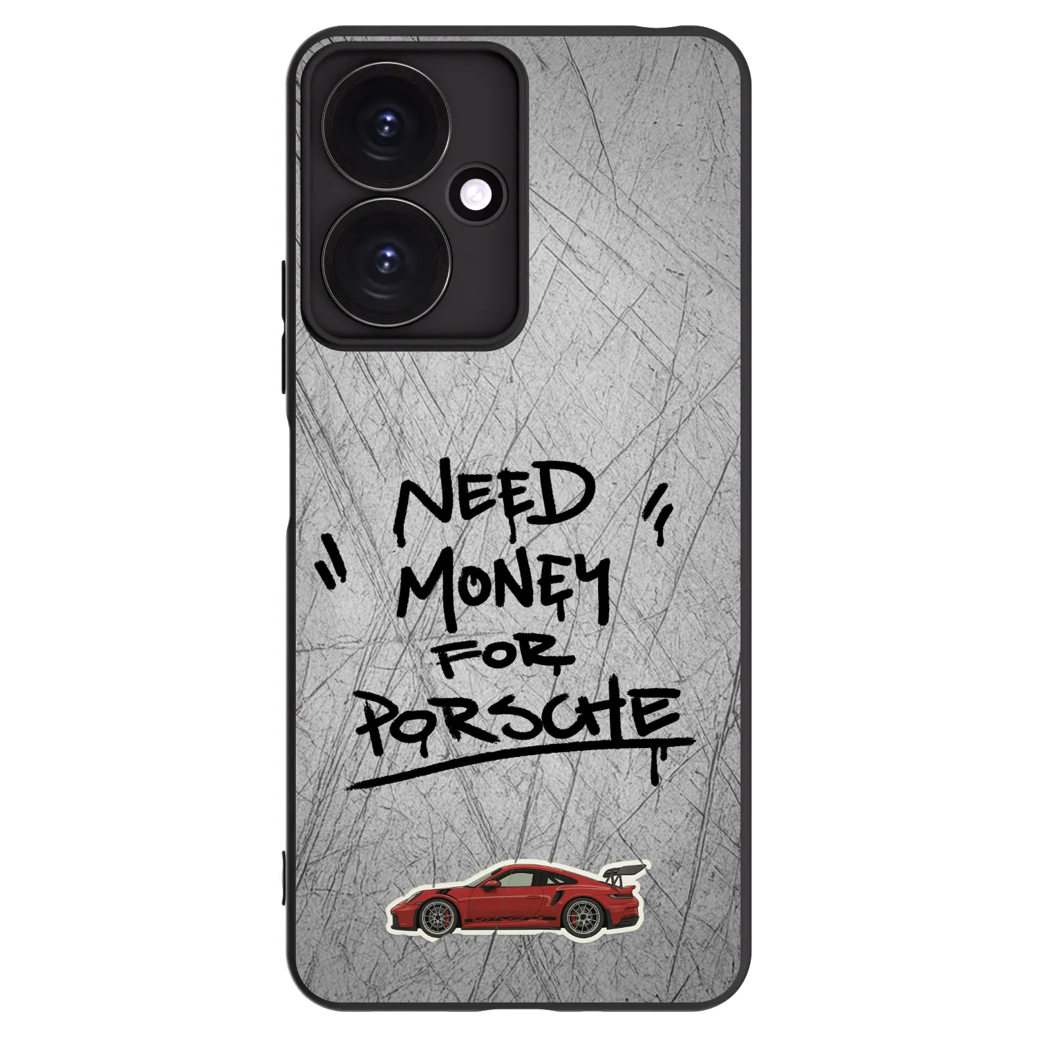 Picasee silikonski črni ovitek za Xiaomi Redmi 13C 5G - Grey Drift