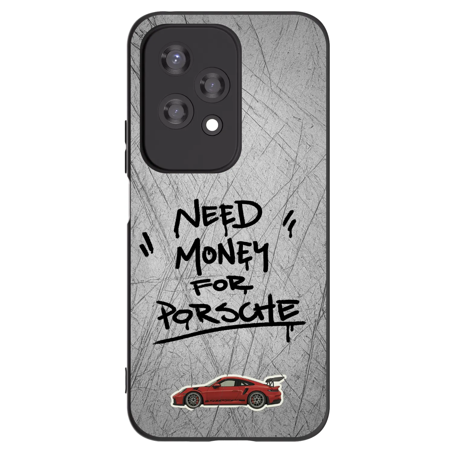 Picasee silikonski črni ovitek za Honor 200 Lite - Grey Drift