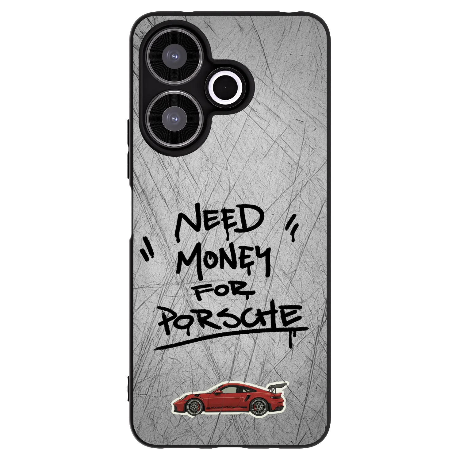 Picasee silikonski črni ovitek za Xiaomi Redmi 13 4G - Grey Drift