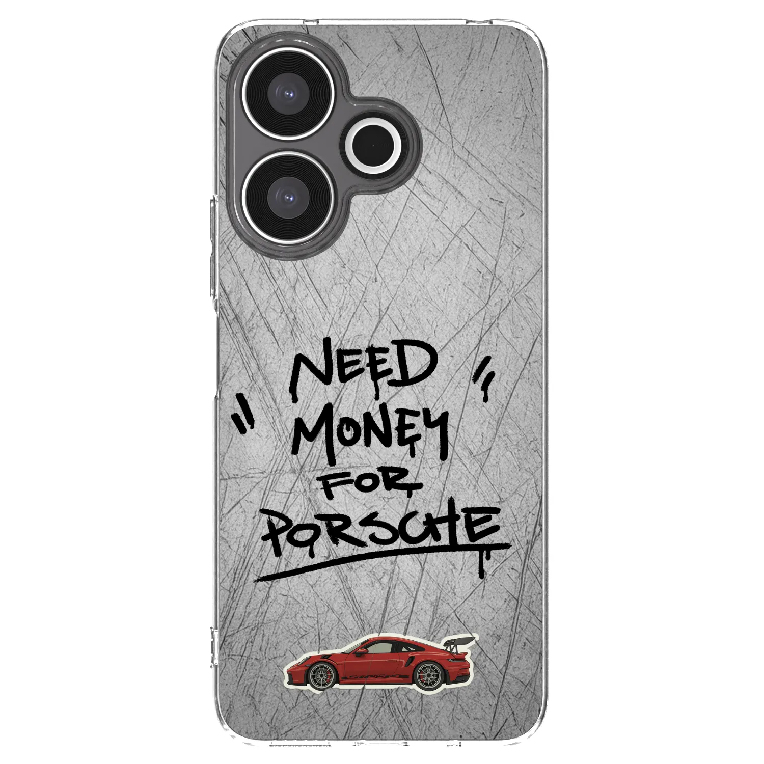 Picasee silikonski prozorni ovitek za Xiaomi Redmi 13 4G - Grey Drift