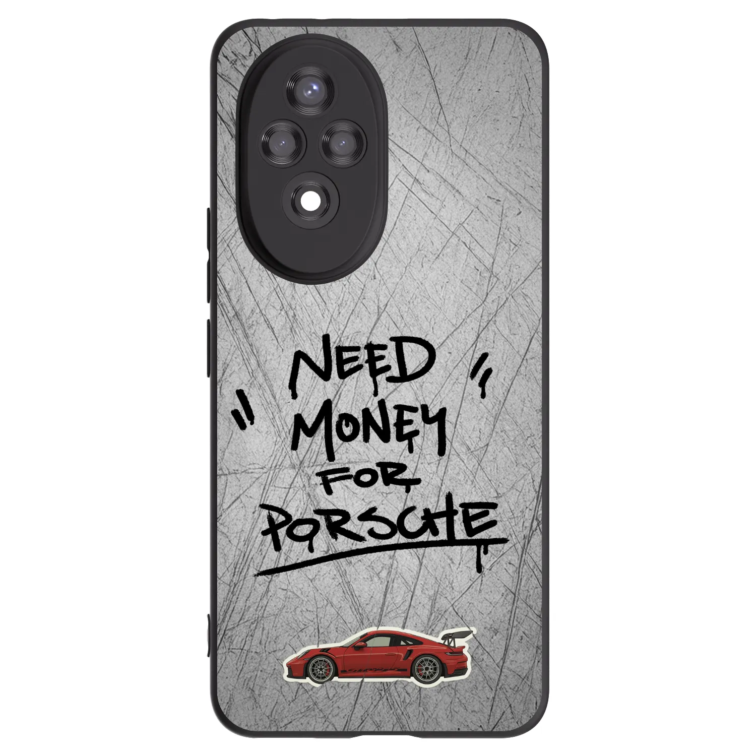 Picasee silikonski črni ovitek za Honor 200 Pro 5G - Grey Drift