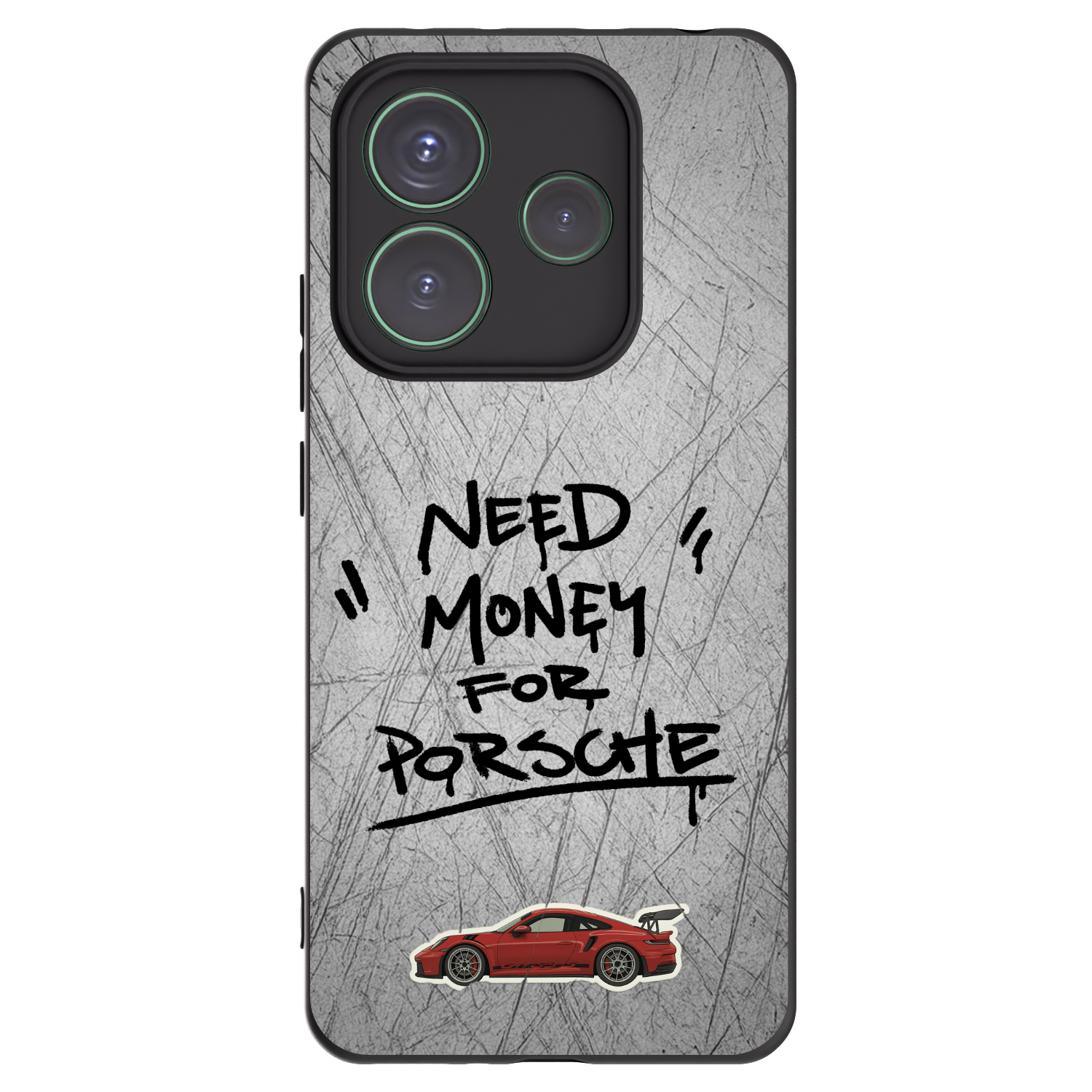 Picasee silikonski črni ovitek za Xiaomi Redmi Note 14 5G - Grey Drift