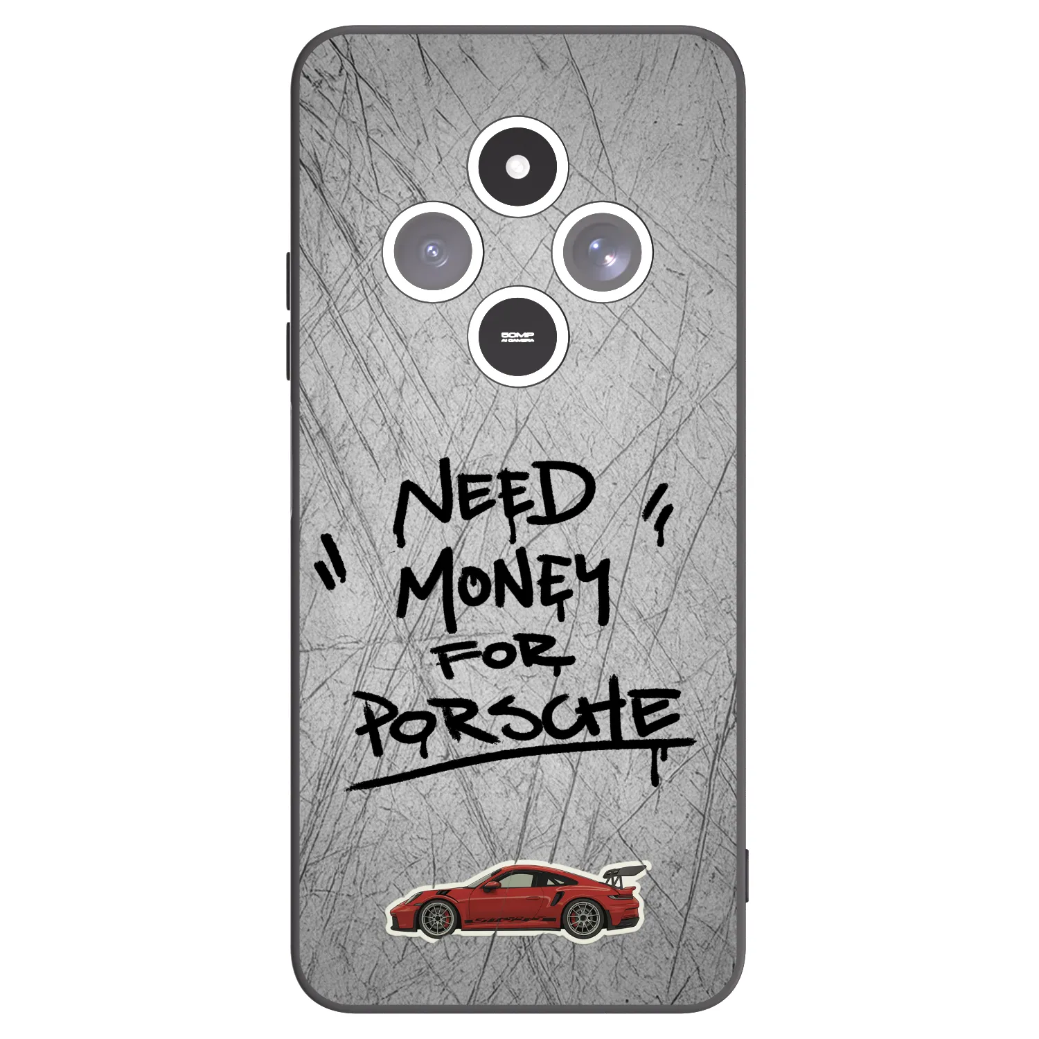 Picasee silikonski črni ovitek za Xiaomi Redmi 14C - Grey Drift