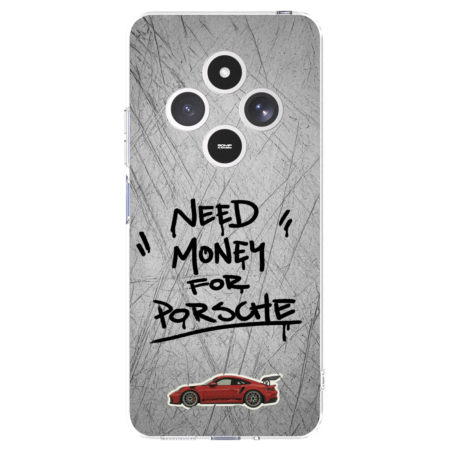 Picasee silikonski prozorni ovitek za Xiaomi Redmi 14C - Grey Drift