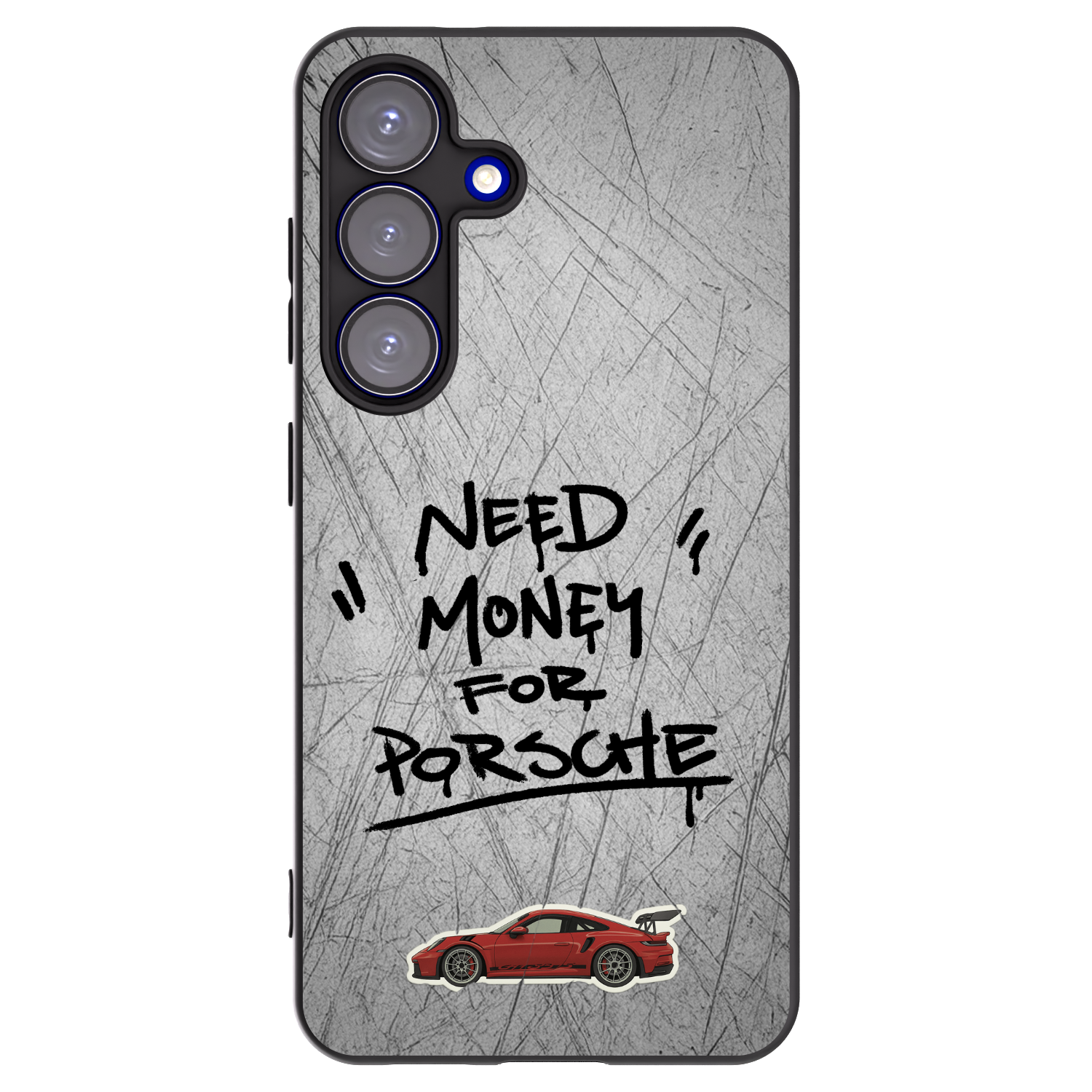 Picasee silikonski črni ovitek za Samsung Galaxy S25 5G - Grey Drift