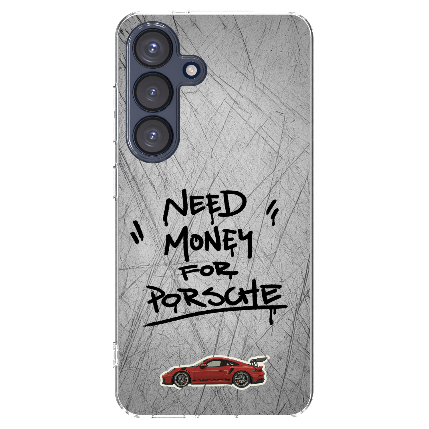 Picasee silikonski prozorni ovitek za Samsung Galaxy S25 5G - Grey Drift