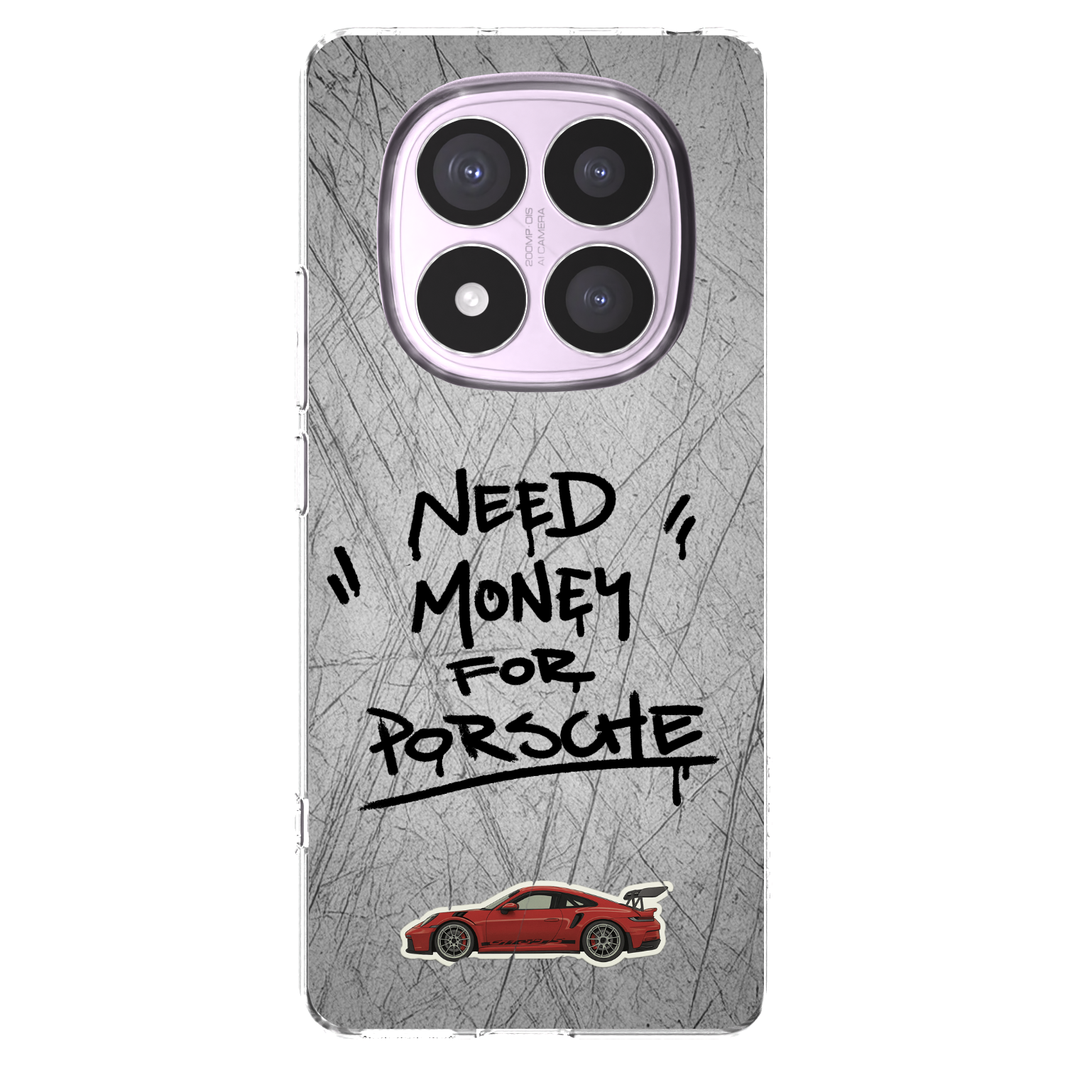 Picasee silikonski prozorni ovitek za Xiaomi Redmi Note 14 Pro 4G - Grey Drift