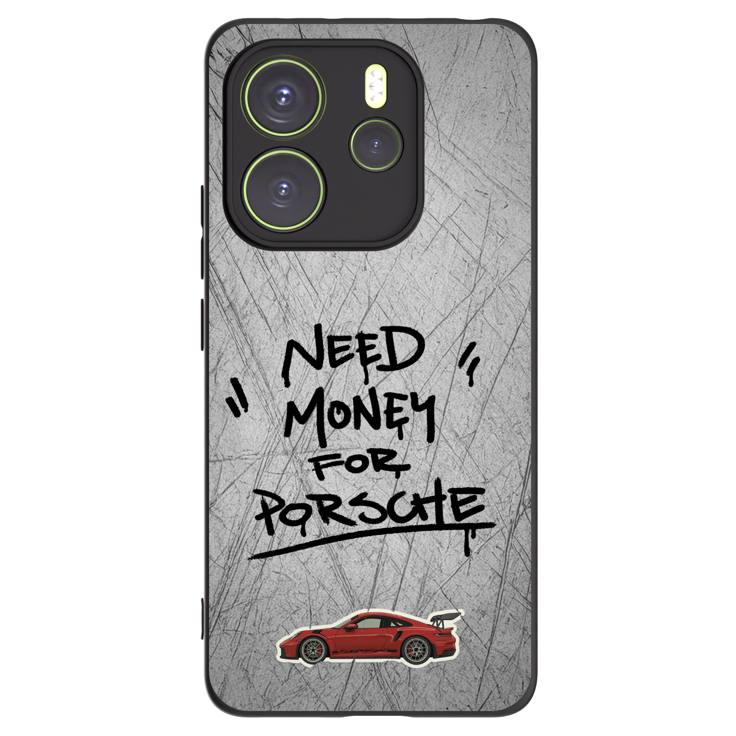 Picasee silikonski črni ovitek za Xiaomi Redmi Note 14 4G - Grey Drift