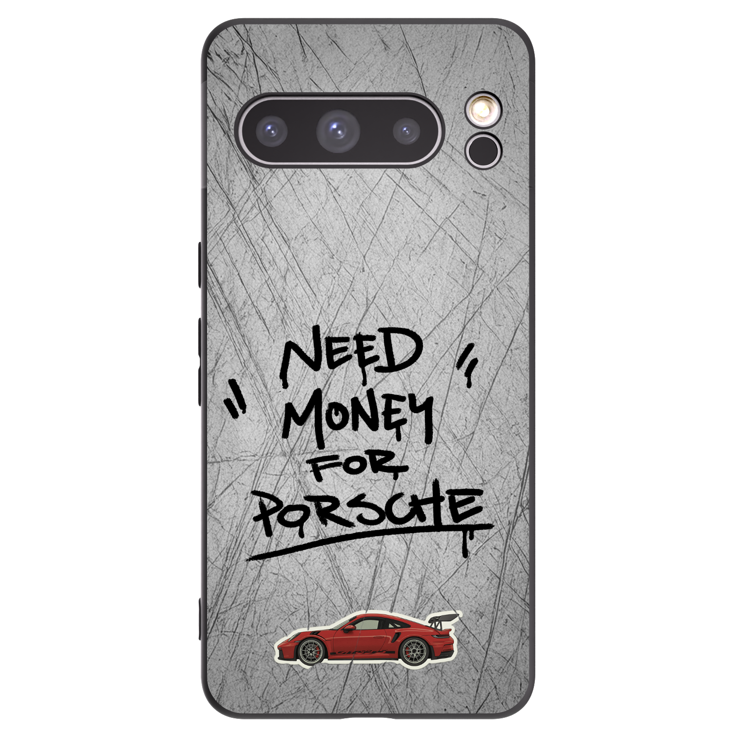 Picasee silikonski črni ovitek za Google Pixel 8 Pro - Grey Drift