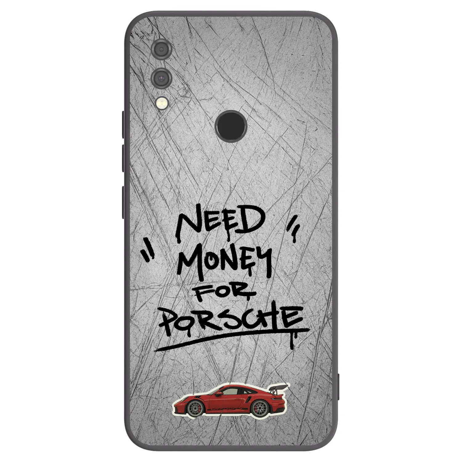 Picasee silikonski črni ovitek za Xiaomi Redmi Note 7 - Grey Drift
