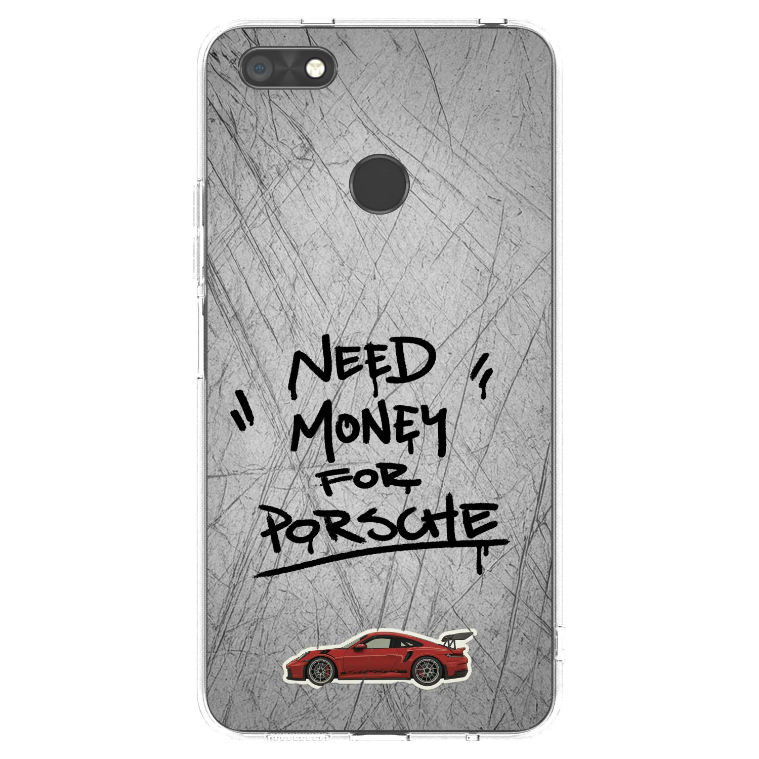 Picasee silikonski prozorni ovitek za Huawei P9 Lite Mini - Grey Drift