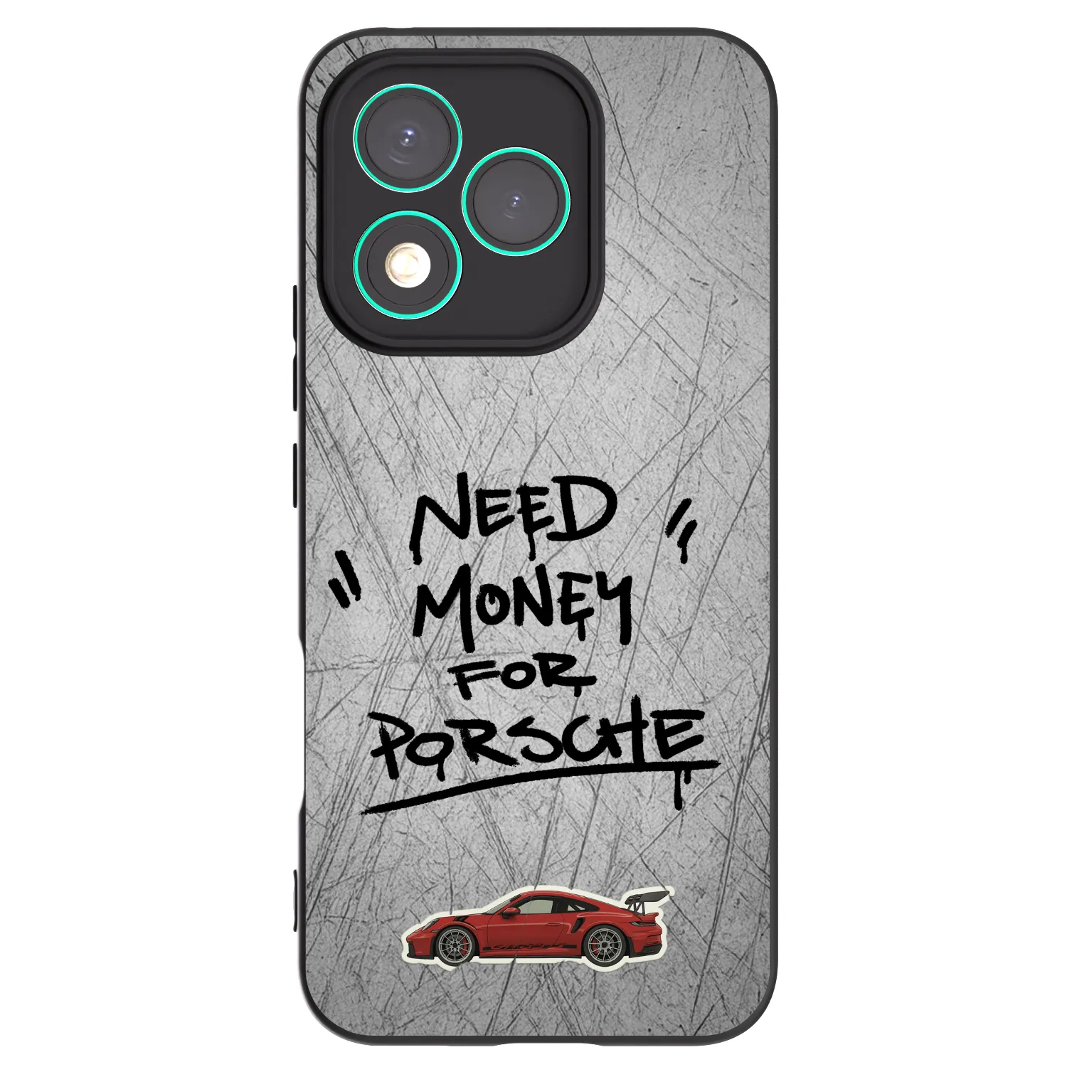 Picasee silikonski črni ovitek za Honor 400 Lite 5G - Grey Drift