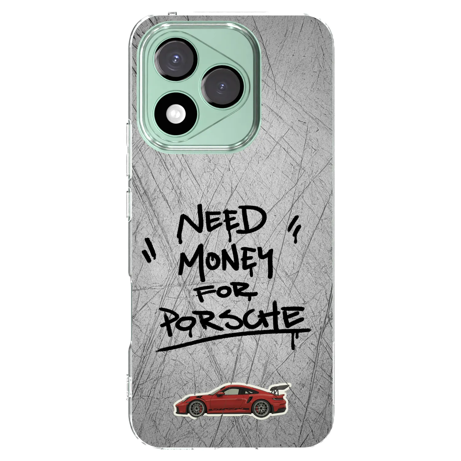 Picasee silikonski prozorni ovitek za Honor 400 Lite 5G - Grey Drift