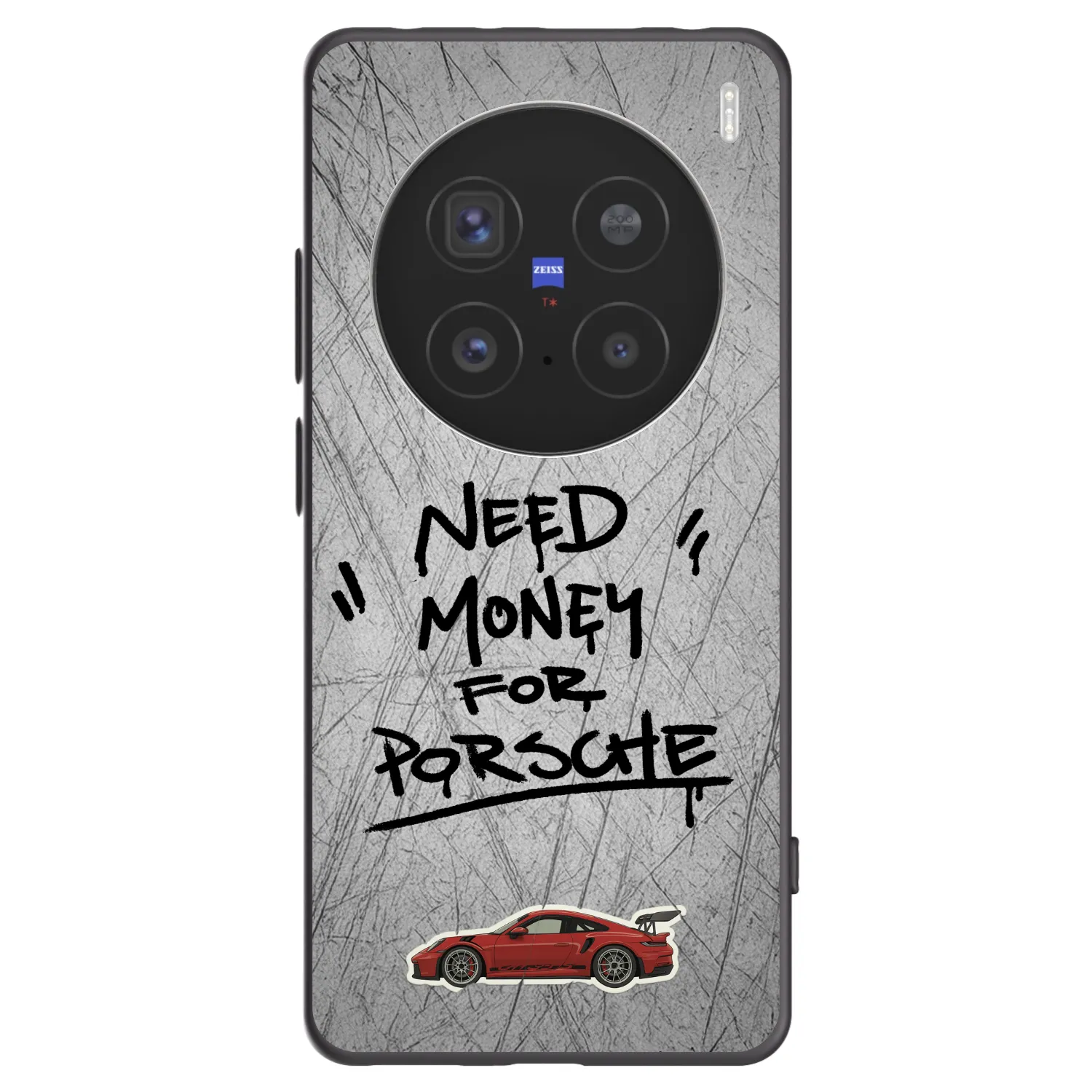 Picasee silikonski črni ovitek za Vivo X200 Pro - Grey Drift