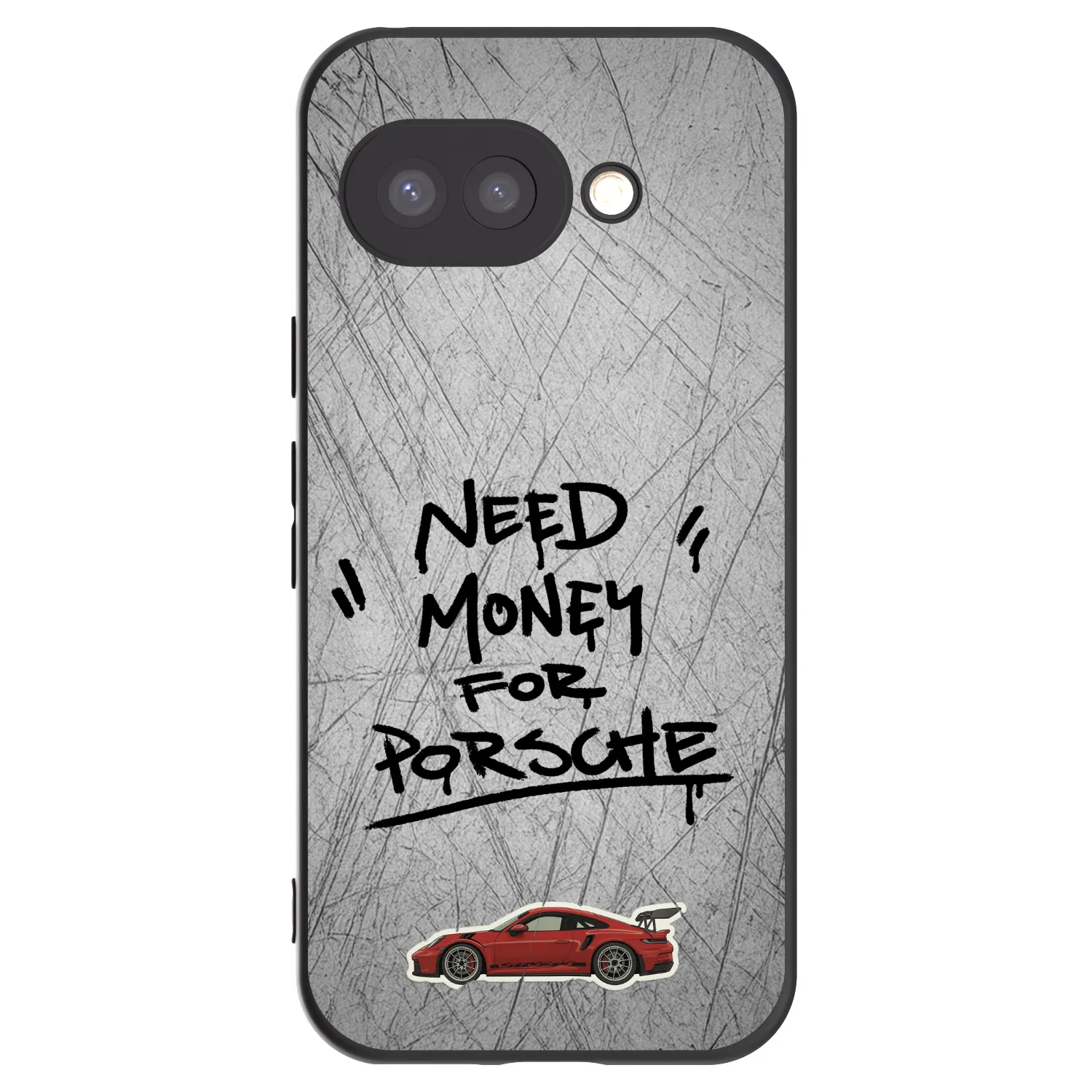 Picasee silikonski črni ovitek za Google Pixel 9a - Grey Drift