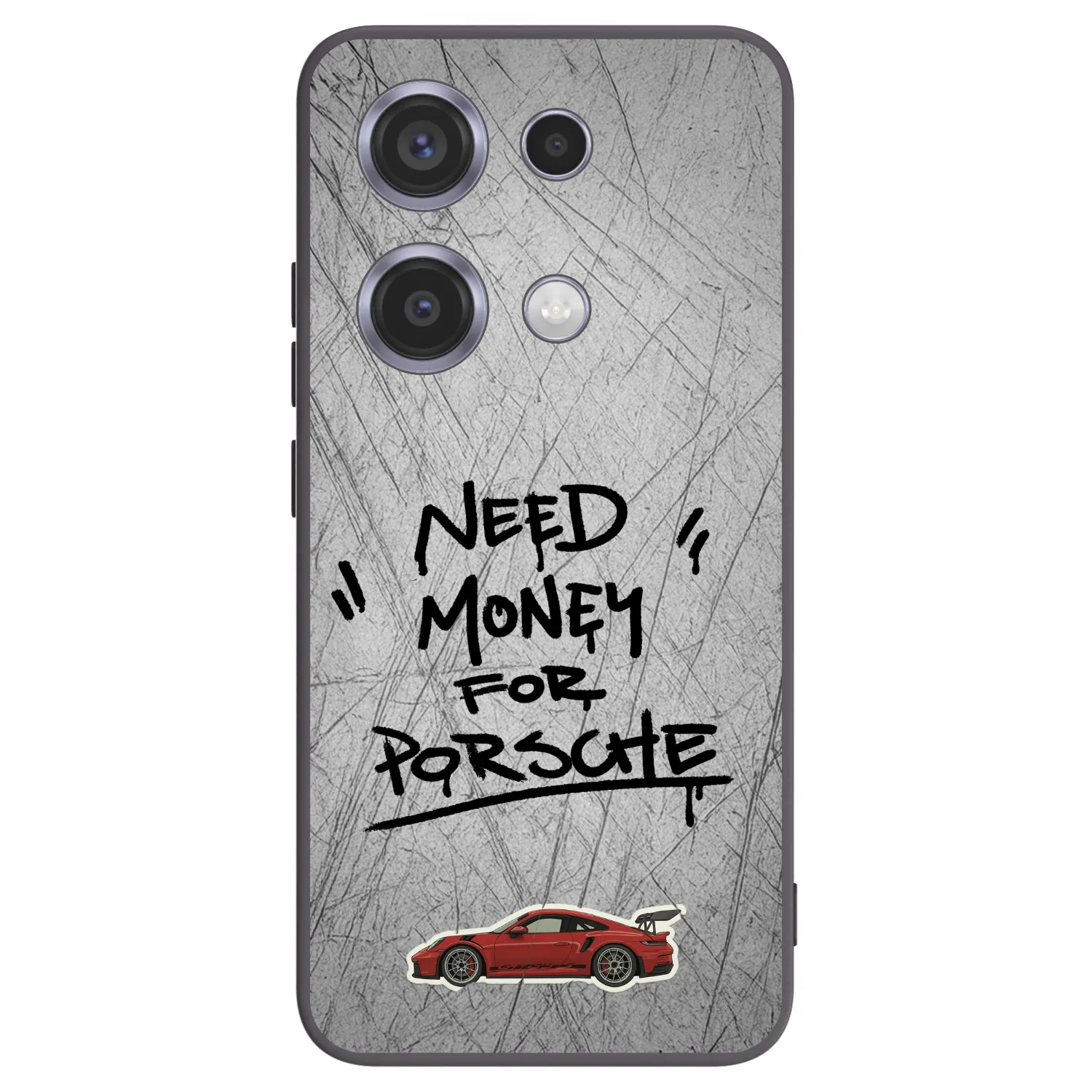 Picasee silikonski črni ovitek za Xiaomi Redmi Note 14S - Grey Drift