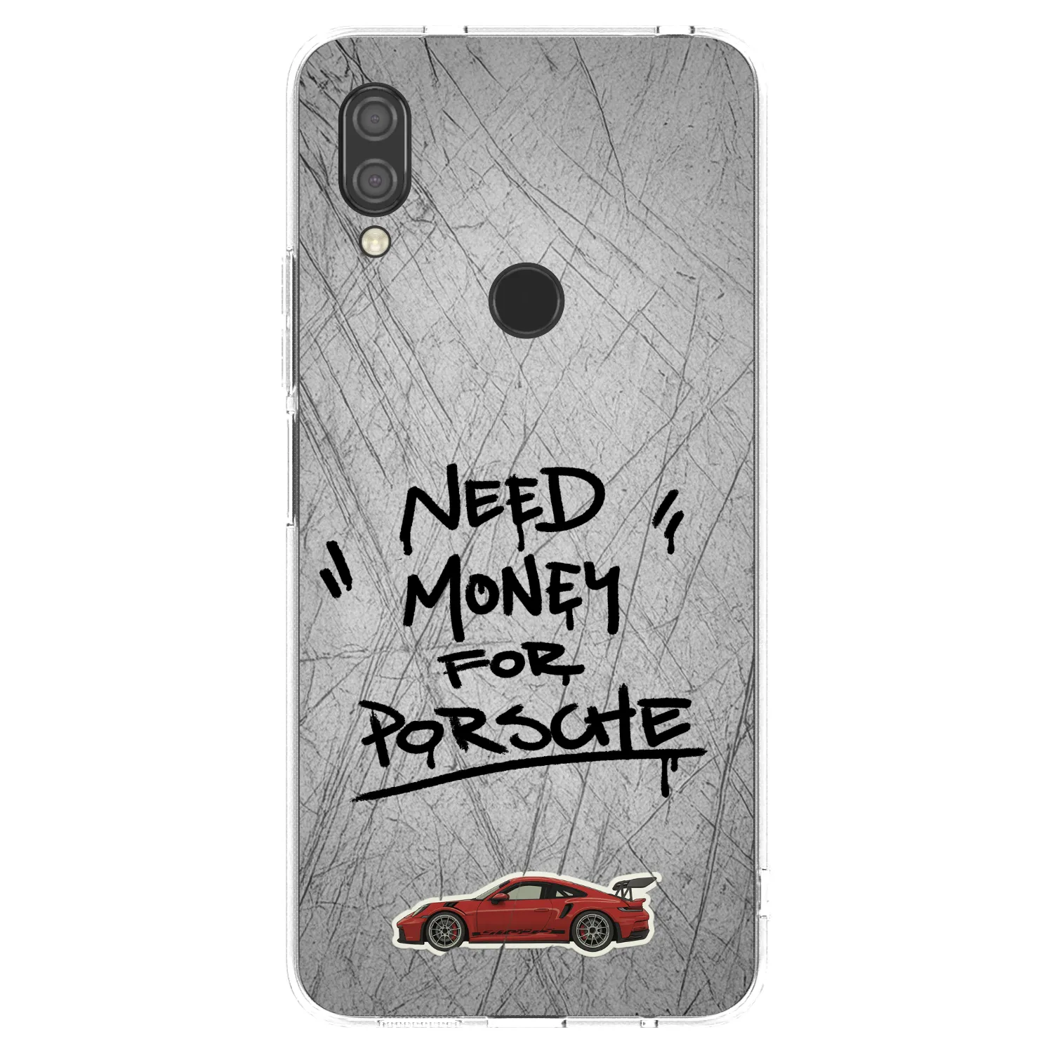 Picasee silikonski prozorni ovitek za Xiaomi Redmi 7 - Grey Drift