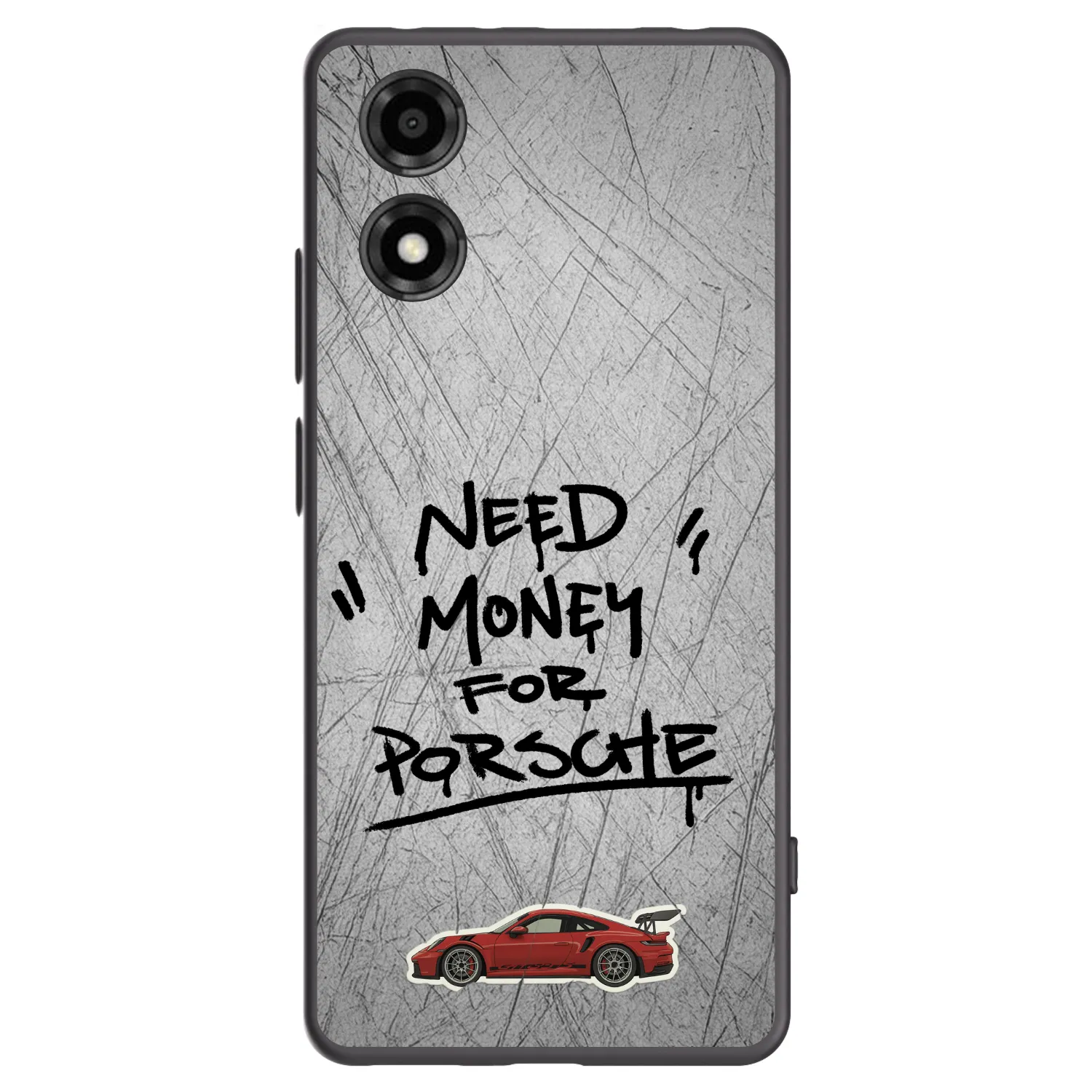 Picasee silikonski črni ovitek za Motorola Moto E14 - Grey Drift