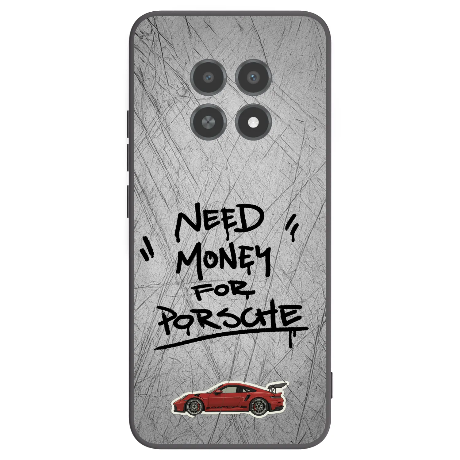 Picasee silikonski črni ovitek za Realme 12X - Grey Drift