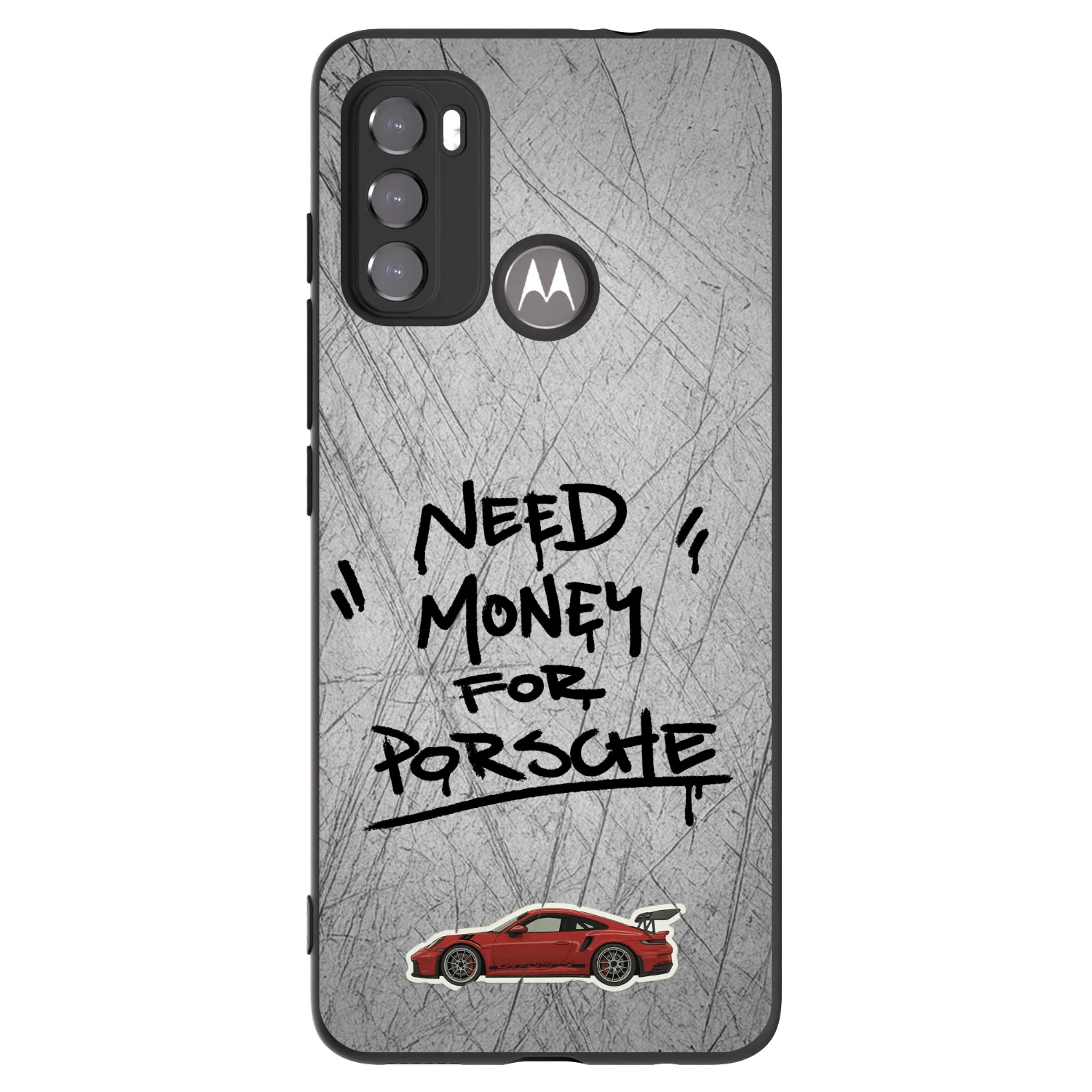 Picasee silikonski črni ovitek za Motorola Edge 60 5G - Grey Drift